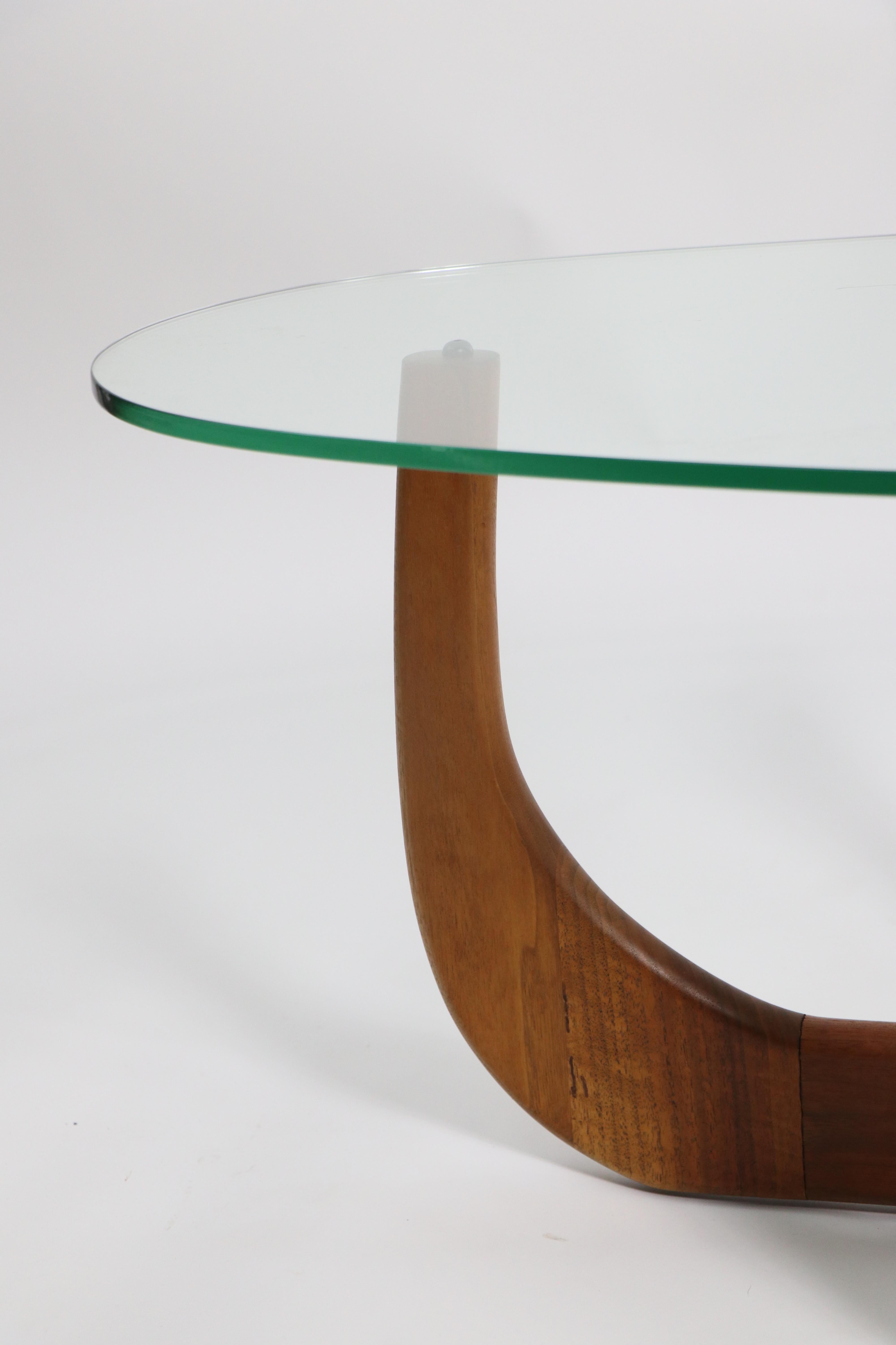 Glass Mid Century Coffee Table by Harvey Probber