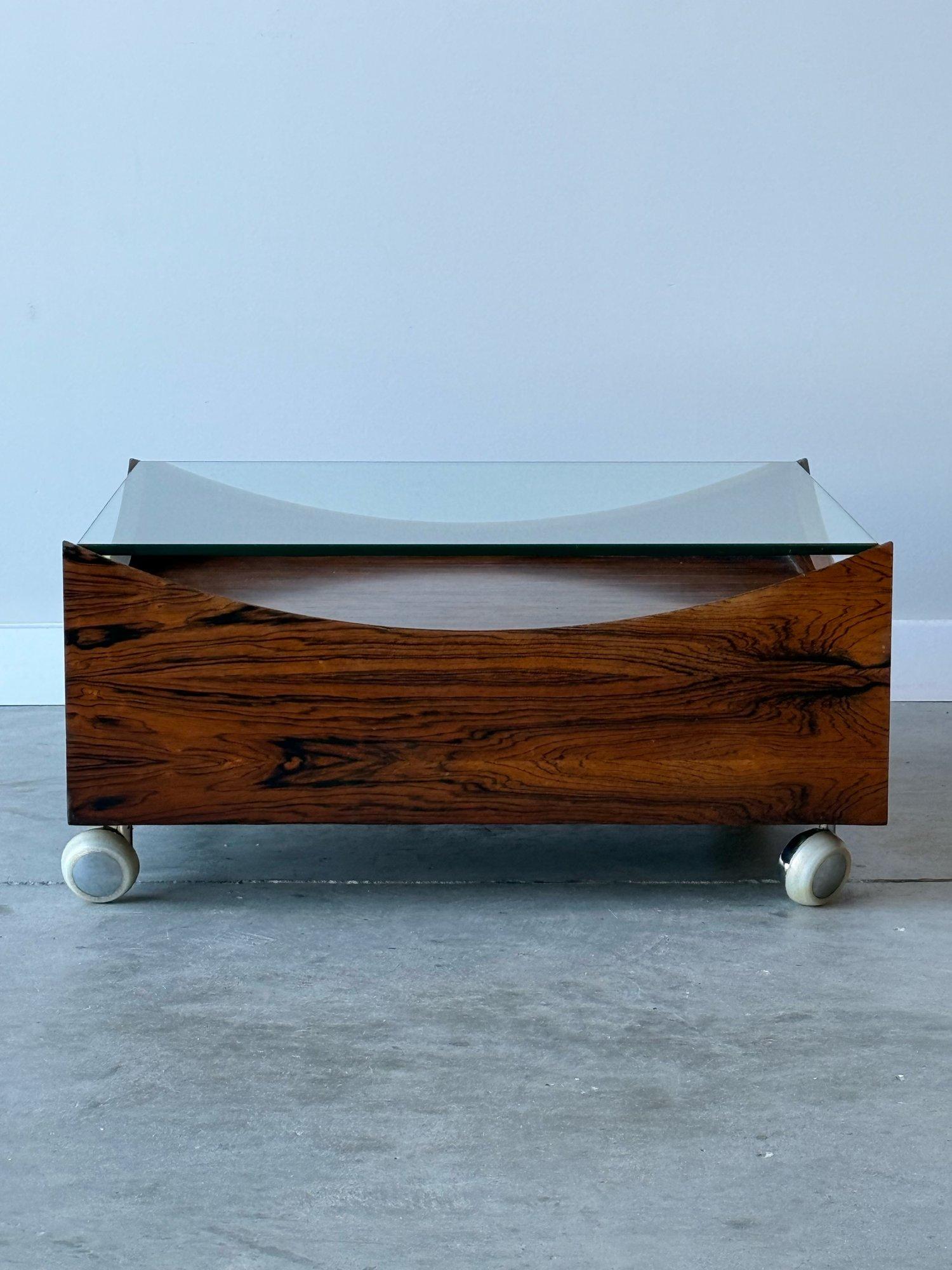 Mid-Century Modern Table basse du milieu du siècle par Henry Walter Klein pour Bramin