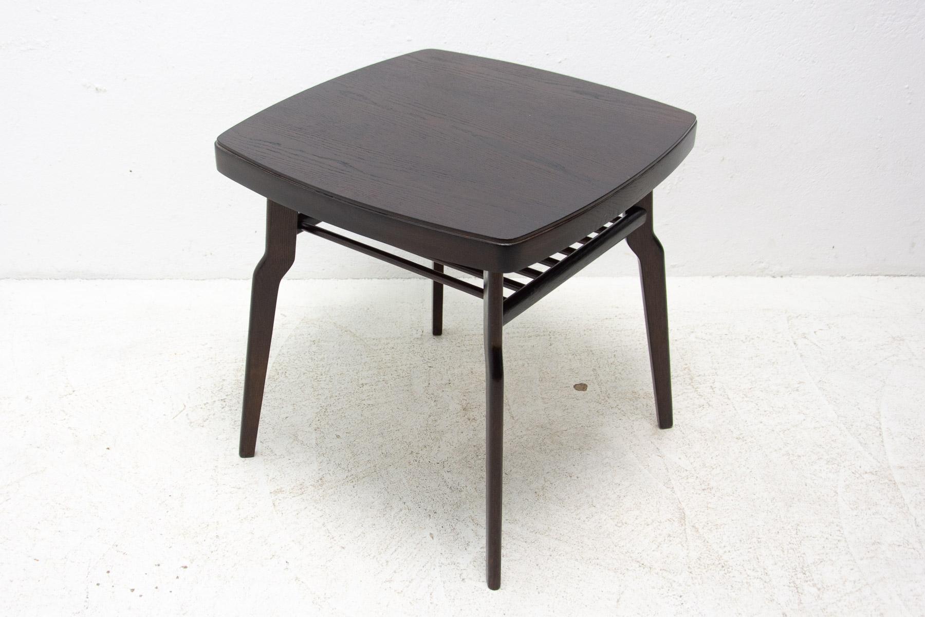 Stained  Mid Century Coffee Table by Jitona, 1950´S, Czechoslovakia For Sale