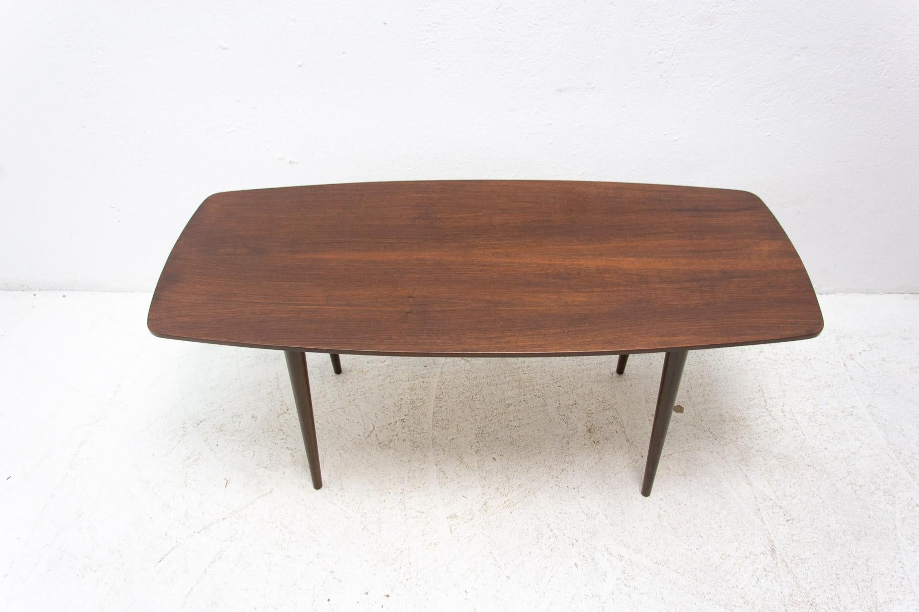 Mid-Century Coffee Table by Jitona, 1970's, Czechoslovakia For Sale 1