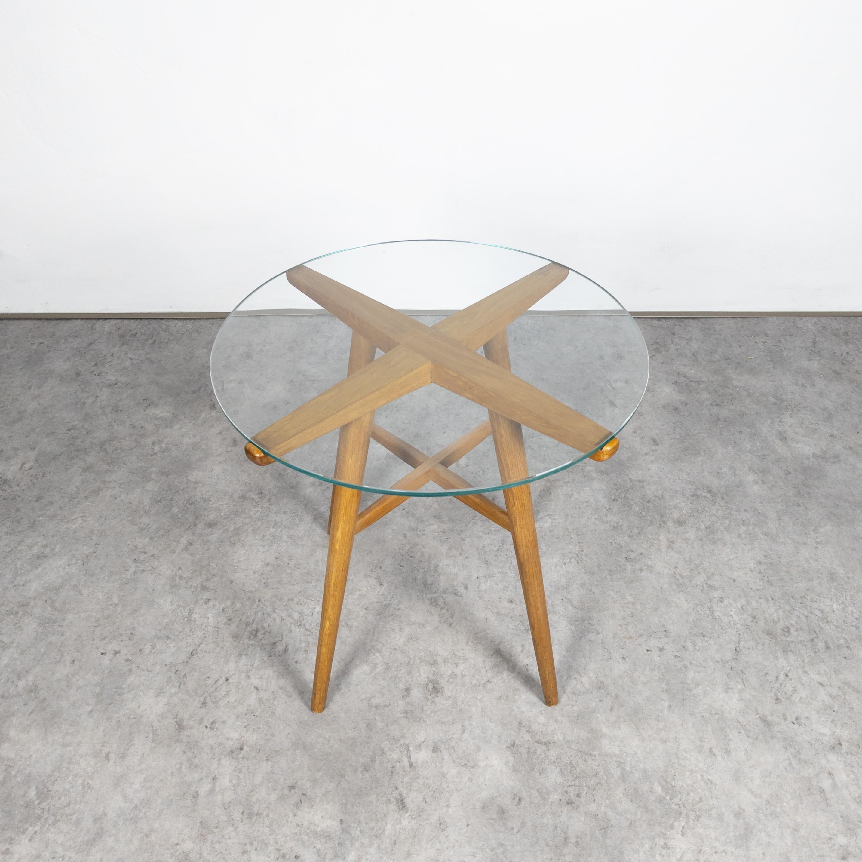 Mid-Century Coffee Table by J.M. Rathousky for Krasna Jizba In Good Condition For Sale In PRAHA 5, CZ