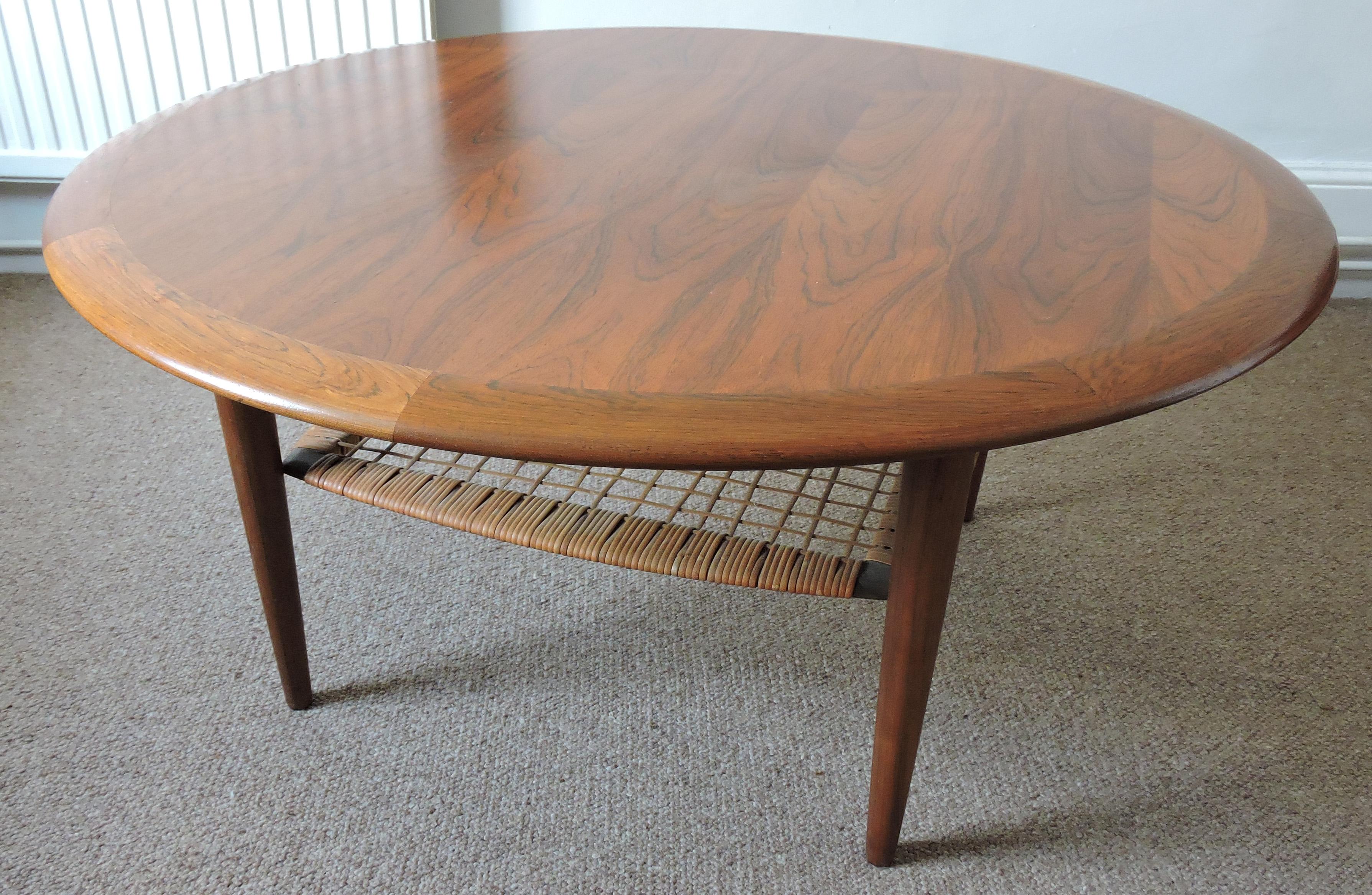 Danish Midcentury Coffee Table by Johannes Andersen for CFC Silkeborg, 1960s For Sale
