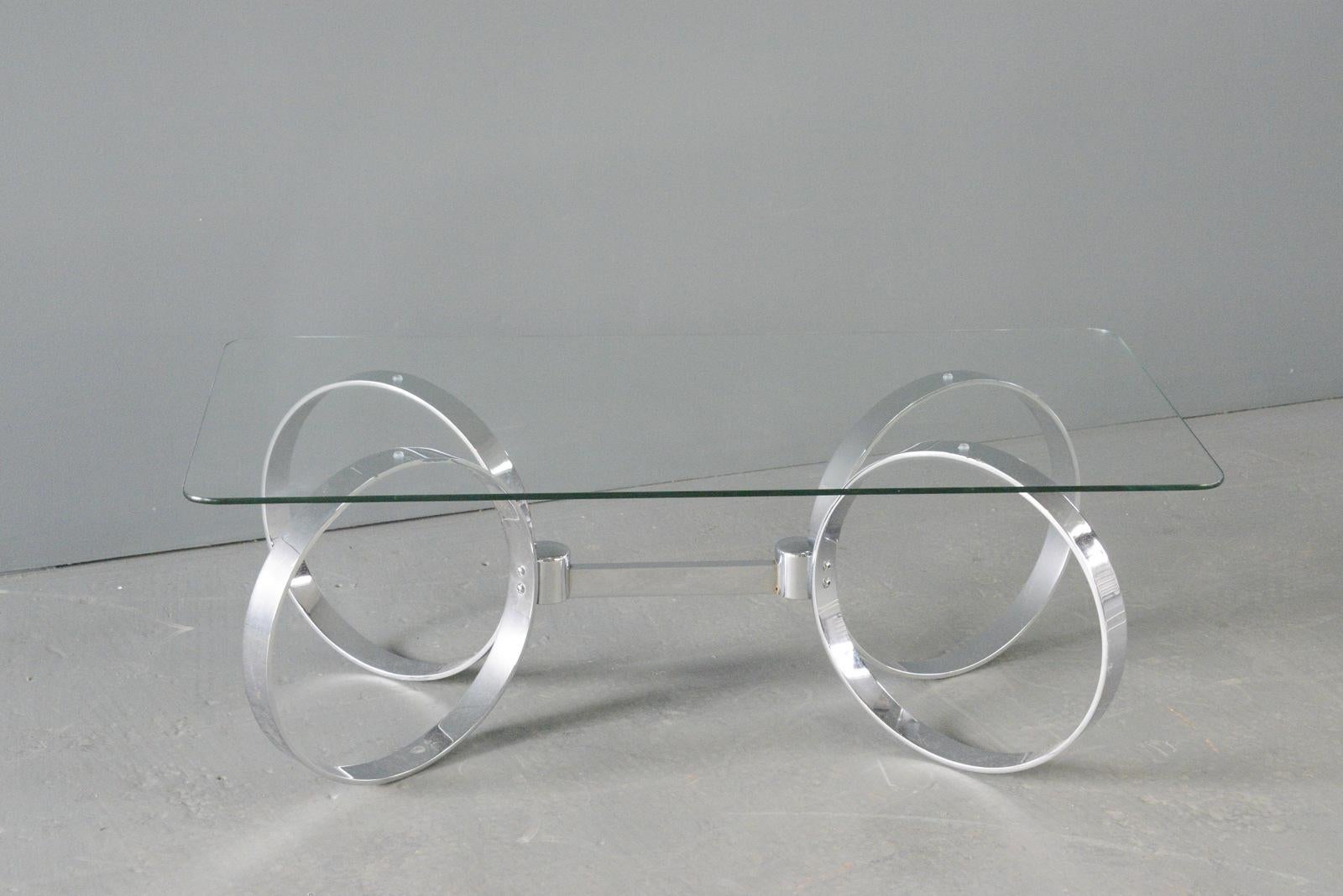 Mid-Century Modern Table basse du milieu du siècle par Knut Hesterberg Circa 1970 en vente