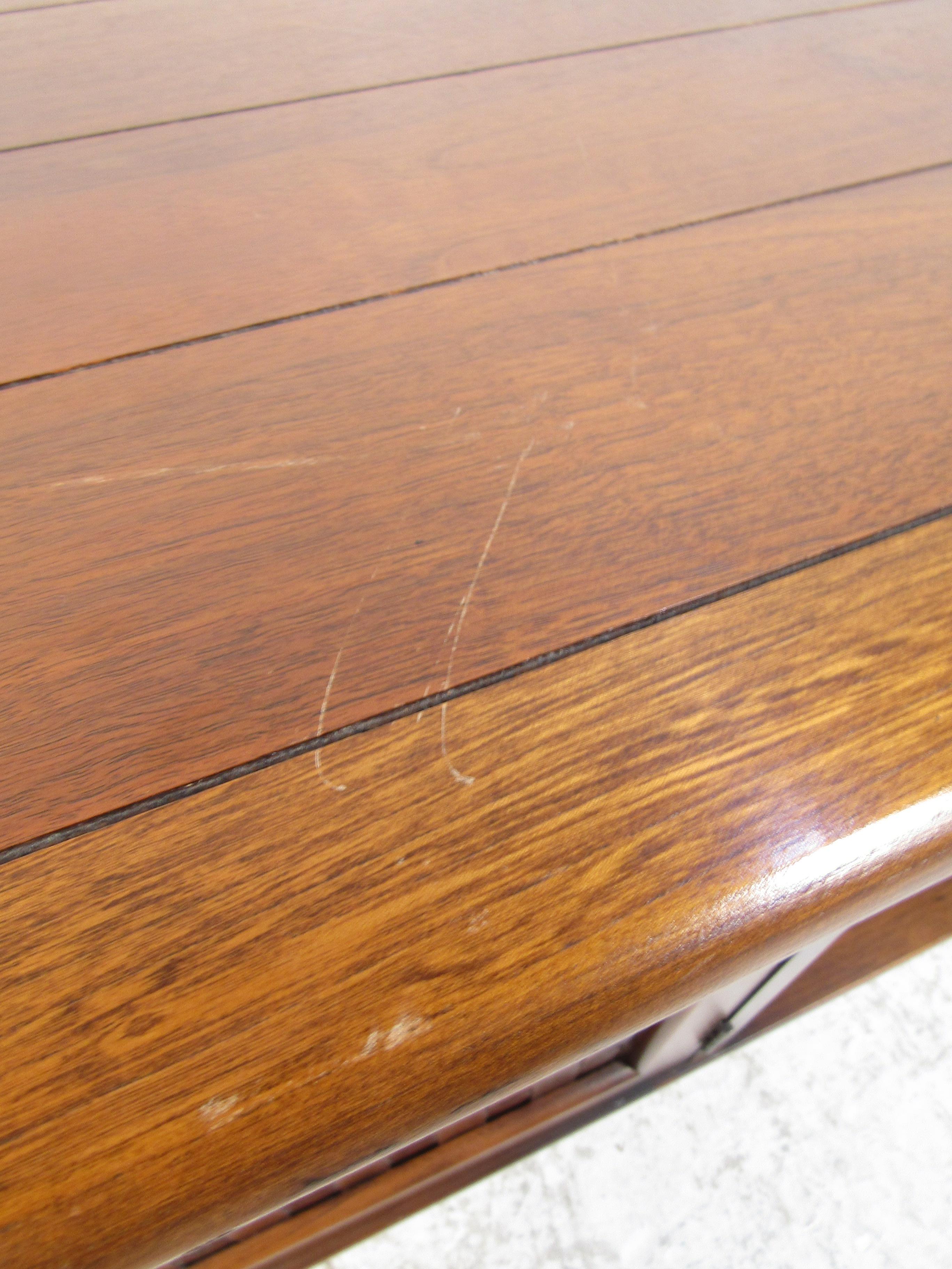 Wood Midcentury Coffee Table by Lane For Sale