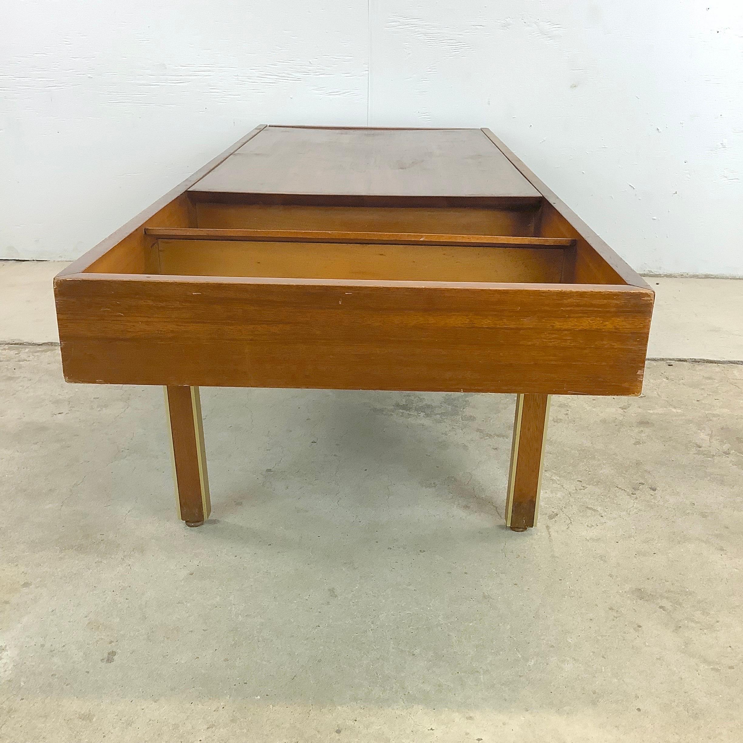 Veneer Mid-Century Coffee Table by Merton Gershun for American of Martinsville