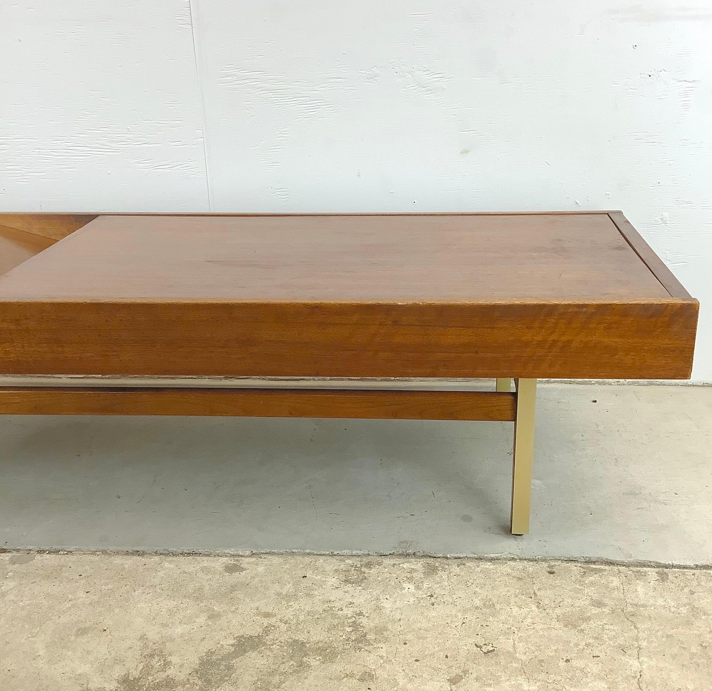 Metal Mid-Century Coffee Table by Merton Gershun for American of Martinsville