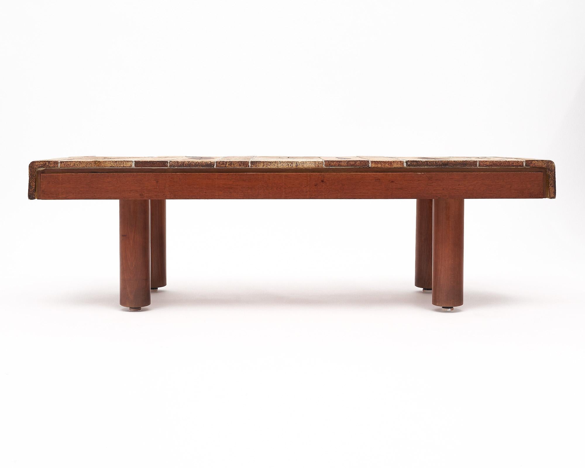 Mid-Century Coffee Table by Roger Capron In Good Condition For Sale In Austin, TX