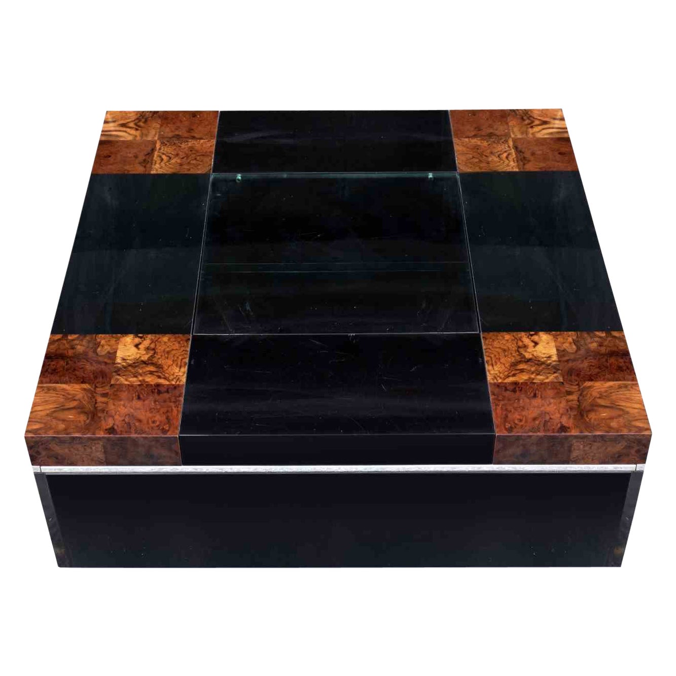 Table basse du milieu du siècle par Willy Rizzo pour Mario Sabot, Italie, années 1970