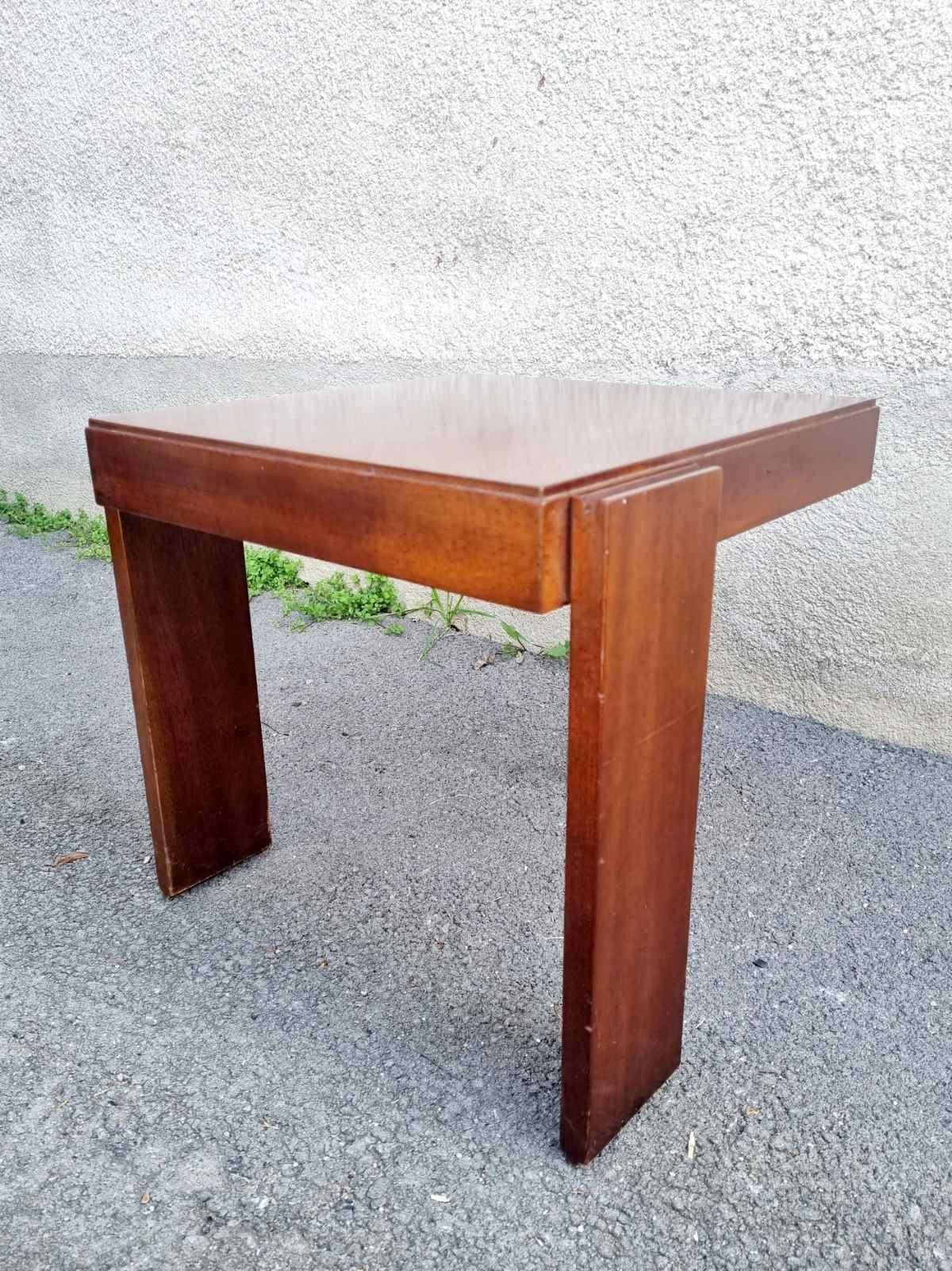 Wood Mid Century Coffee Table Design by Gianfranco Frattini for Cassina, Italy 70s For Sale