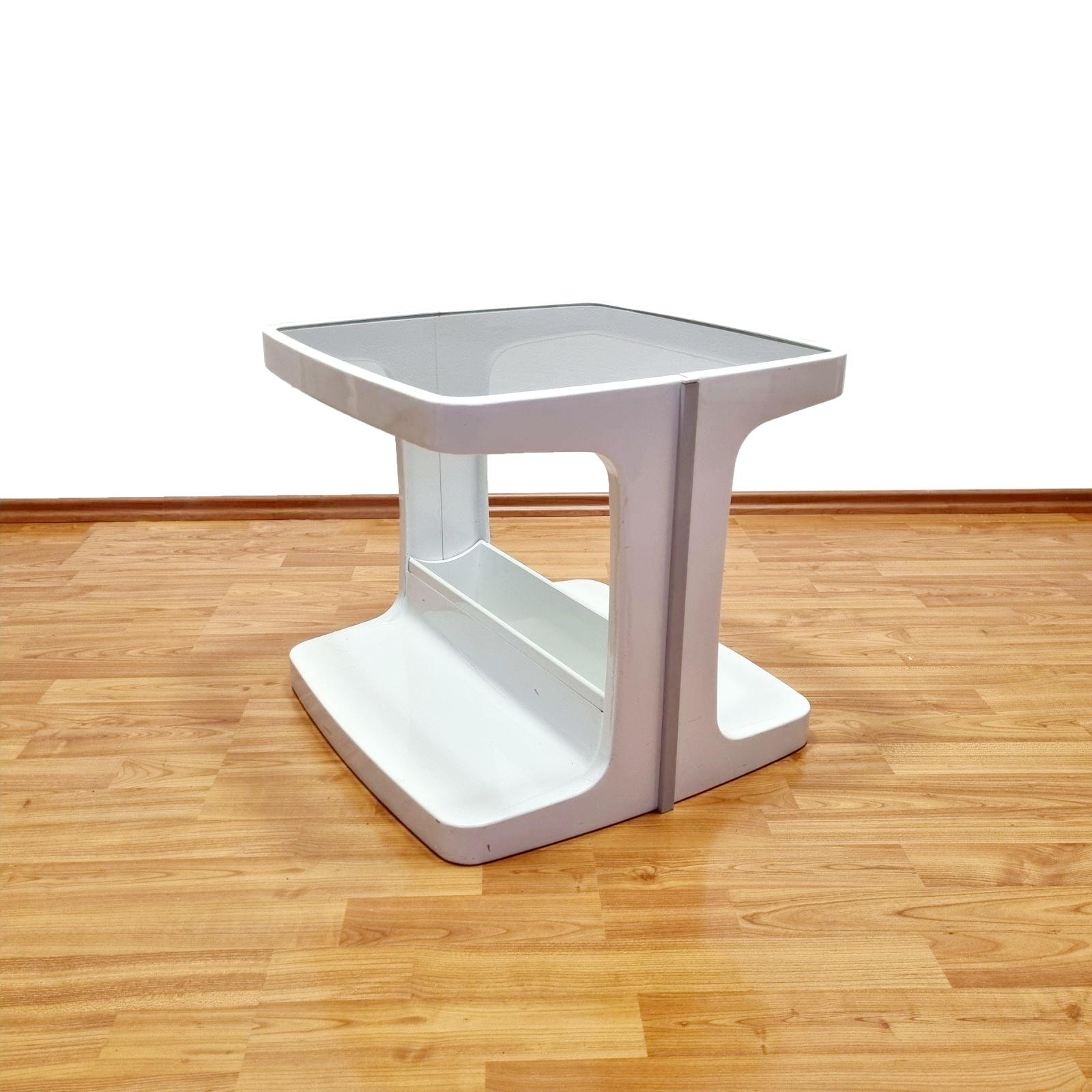 Late 20th Century Mid Century Coffee Table Designed by Marc Held for Prisunic, France 70s For Sale