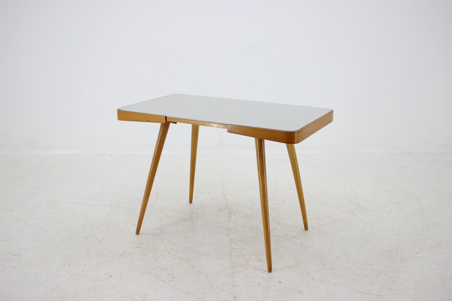 Fabric Midcentury Coffee Table Designed by Miroslav Navrátil, 1960s For Sale