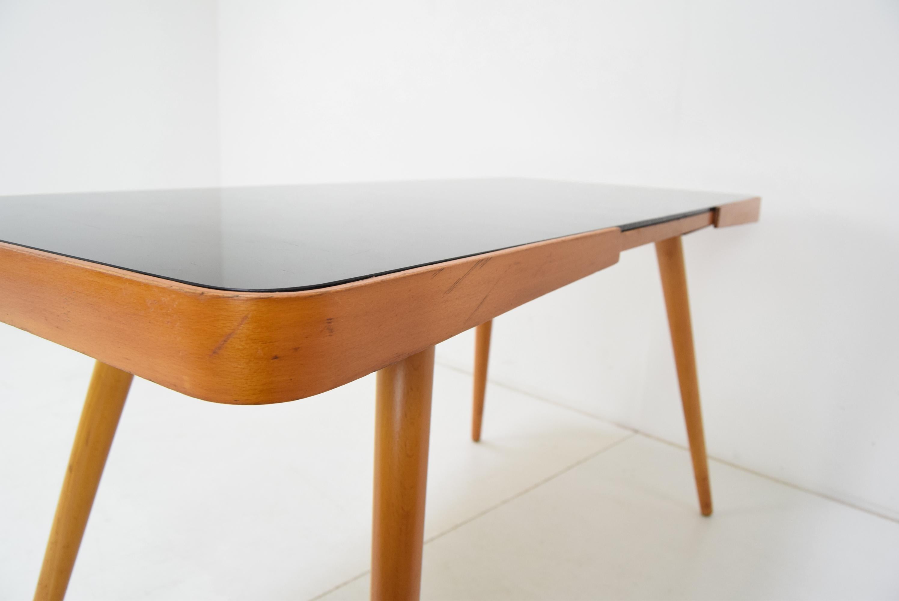 Glass Mid-Century Coffee Table Designed by Miroslav Navrátil, 1960's