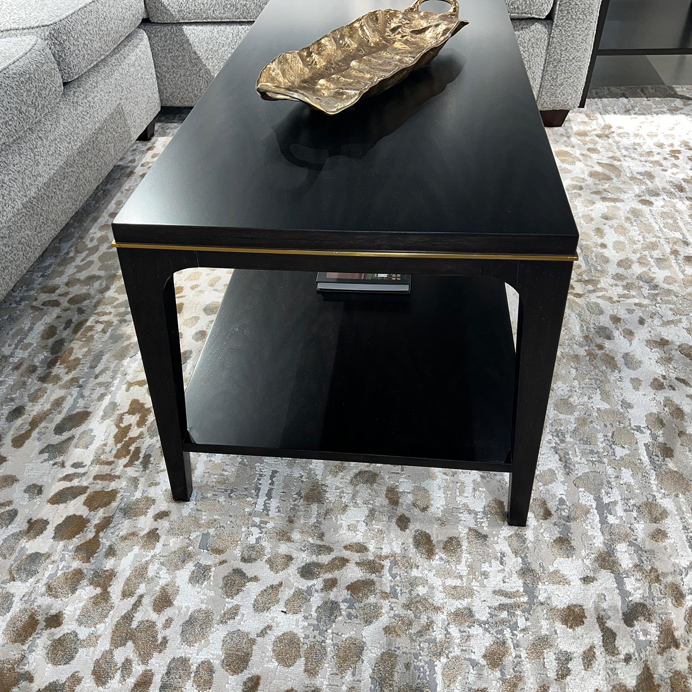 Laiton Table basse du milieu du siècle en vente
