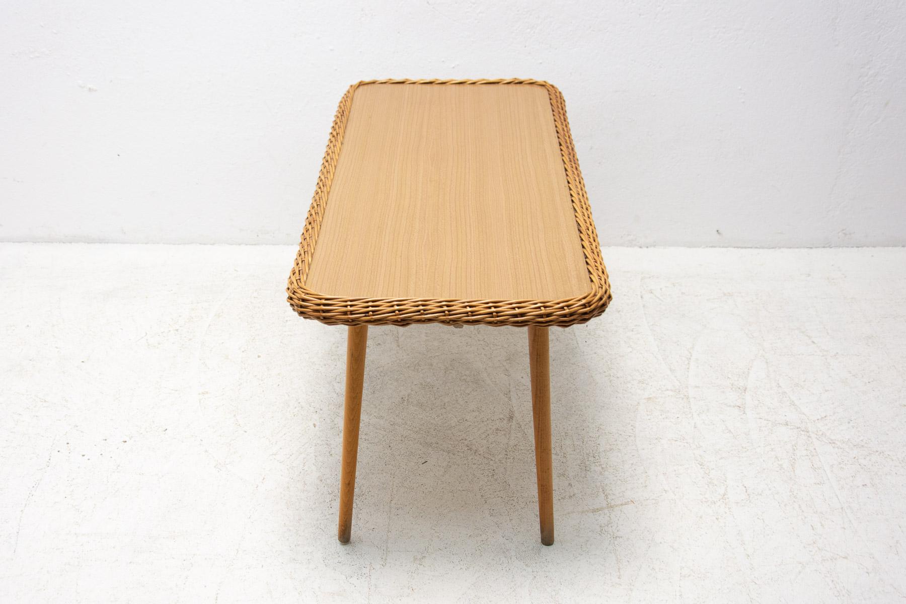 Formica Mid Century Coffee Table from Uluv, Czechoslovakia, 1960´s For Sale