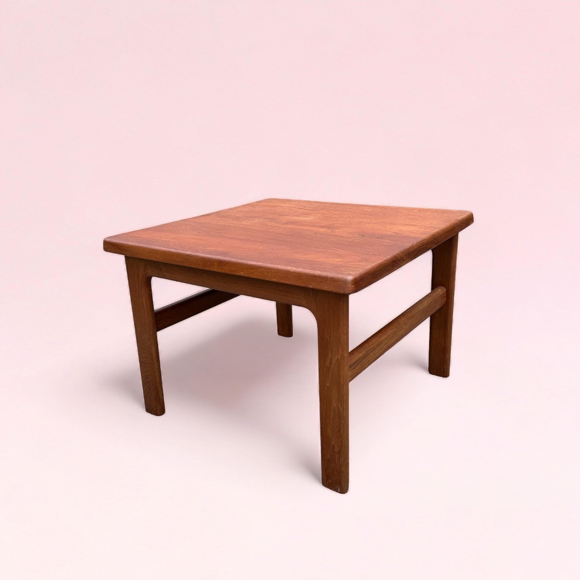 Mid-Century Coffee Table in Teak by Niels Bach for Randers Møbelfabrik, Denmark For Sale 2