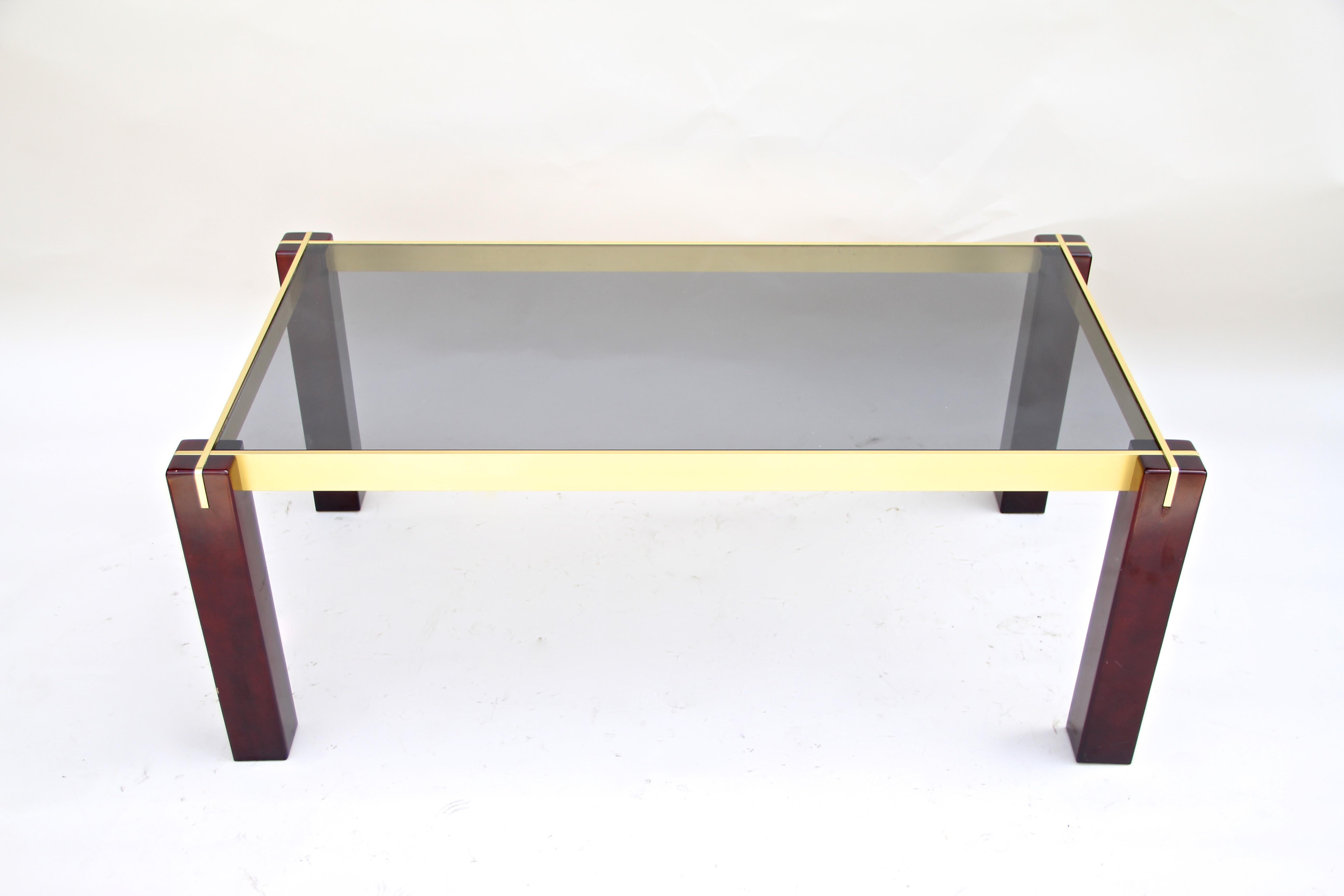 Lacquered Midcentury Coffee Table, Italy, circa 1960 For Sale