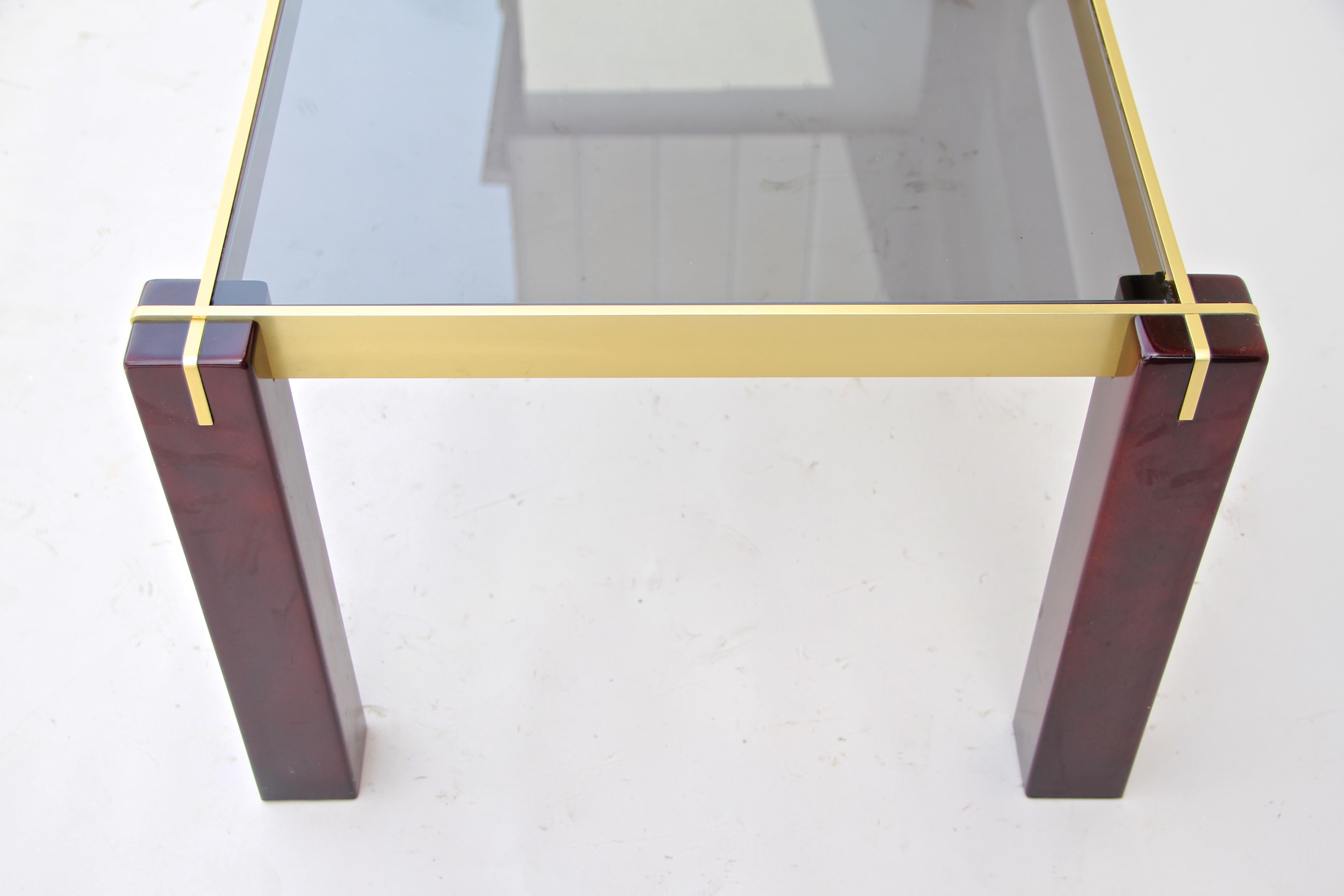 Brass Midcentury Coffee Table, Italy, circa 1960 For Sale