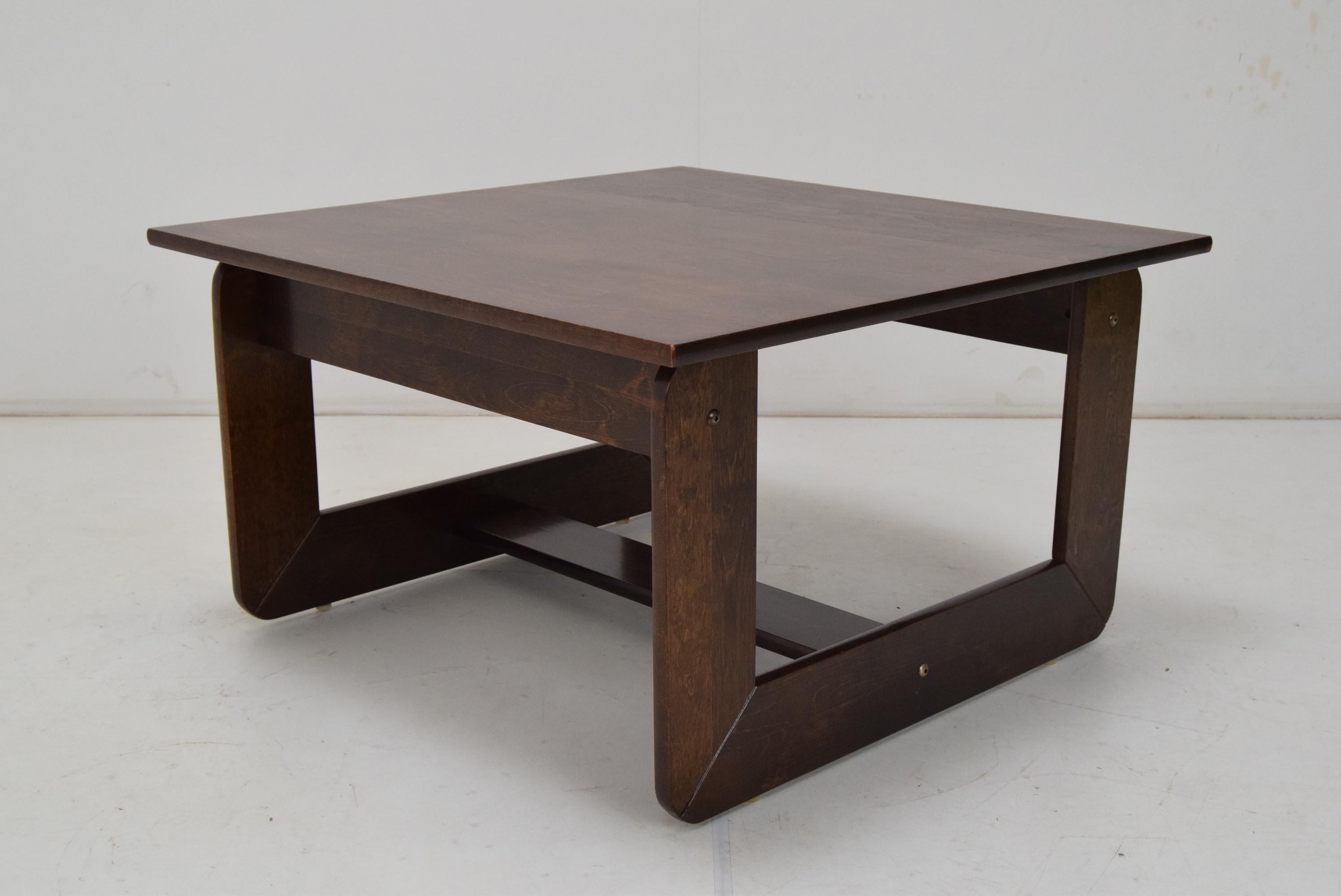Czech Midcentury Coffee Table, Leda Lux, 1980s For Sale