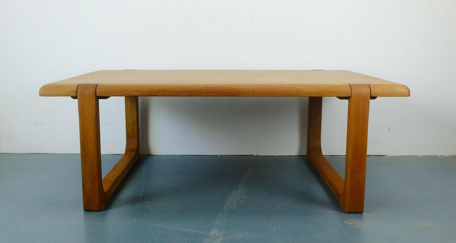 Mid-20th Century Mid-Century Coffee Table Niels Bach Denmark Solid Teak Danish Modern 1960s