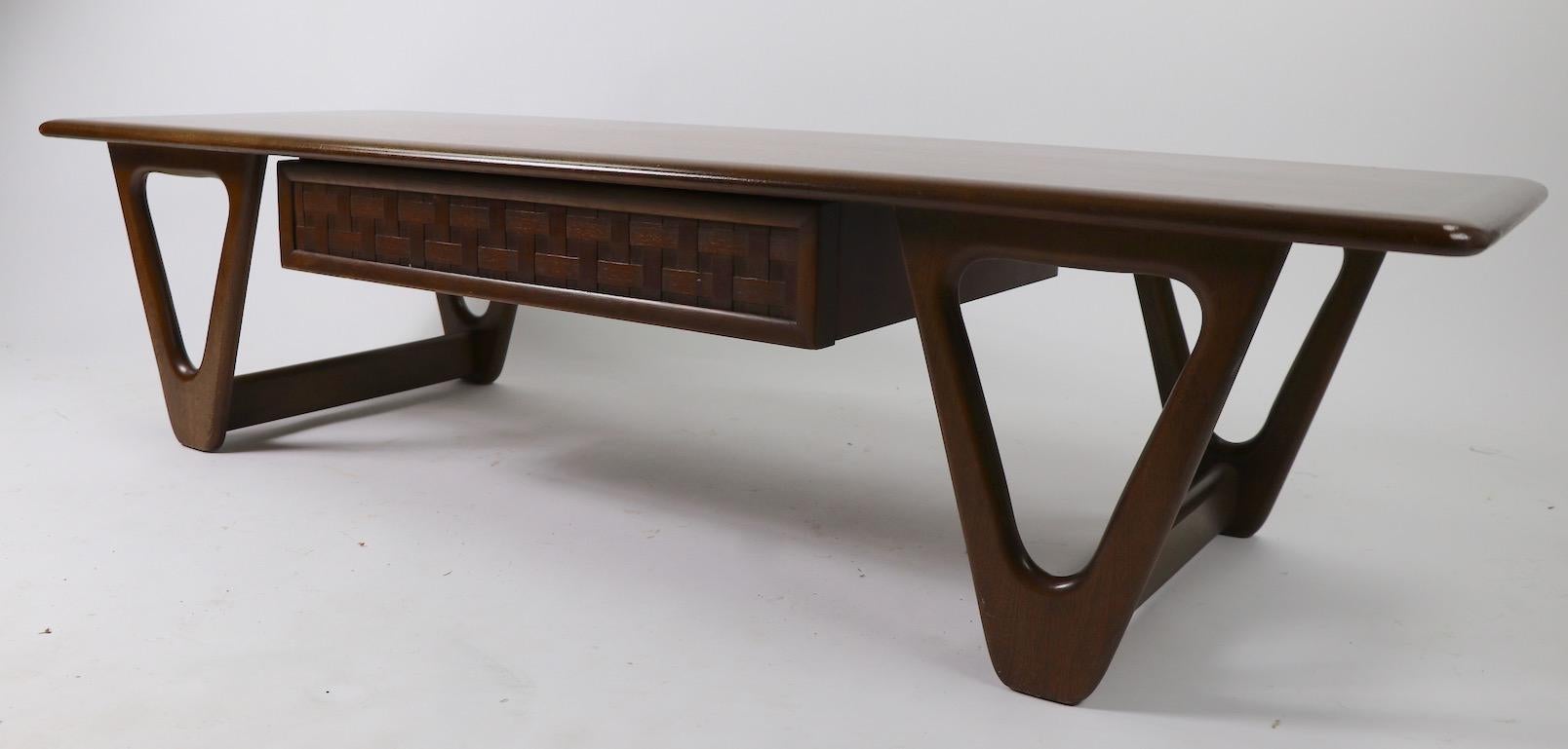 American Mid Century Coffee Table Perception by Lane
