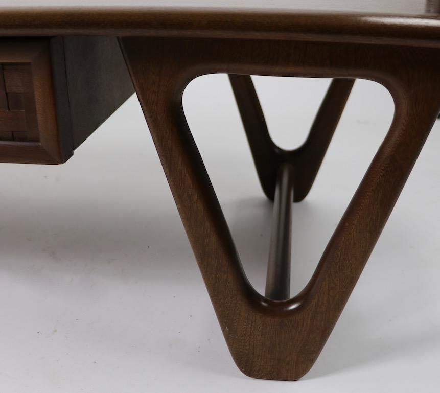 Wood Mid Century Coffee Table Perception by Lane