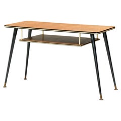Mid-Century Coffee Table with Magazine Rack
