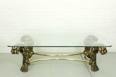 Table basse du milieu du siècle avec tulipes de Willy Daro, 1970