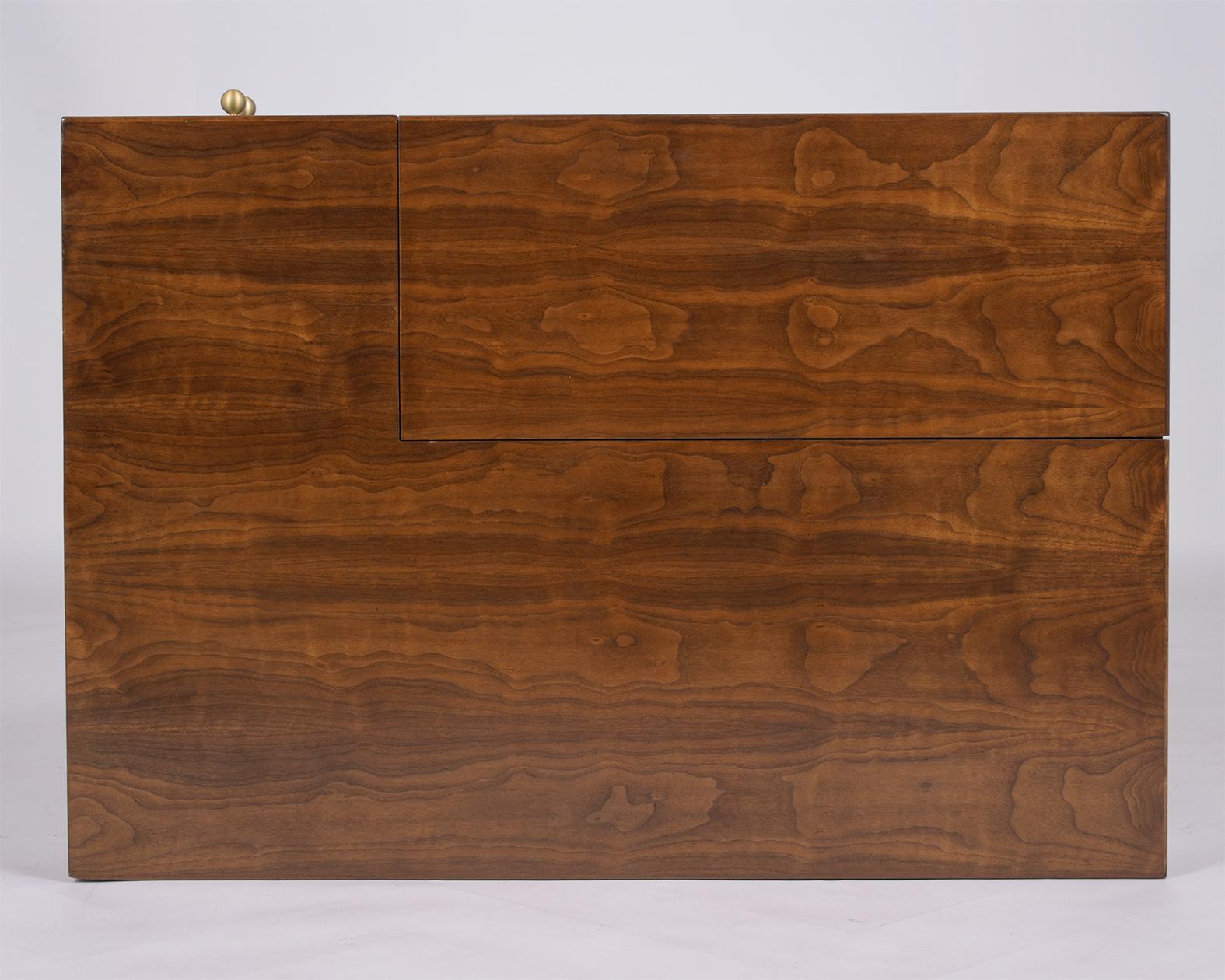 Mid-Century Modern Walnut Lacquered Coffee Table 10
