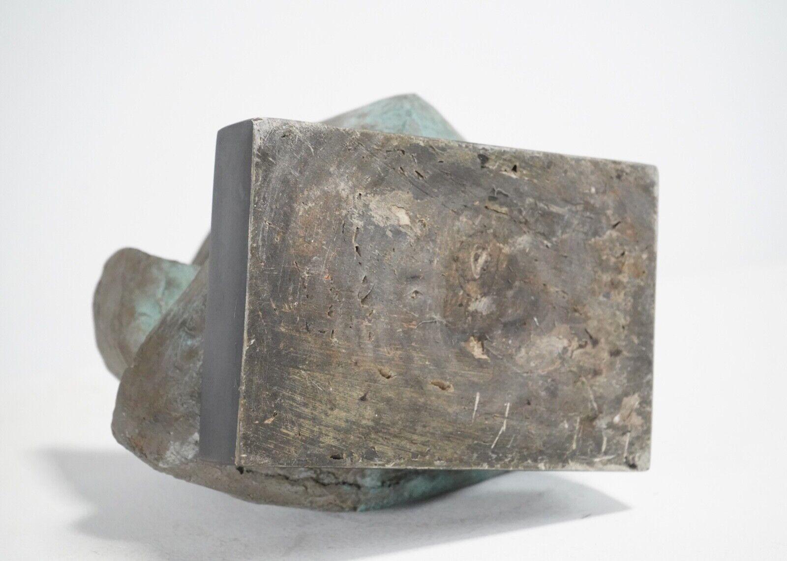 Sculpture abstraite en bronze coulé à froid du milieu du siècle en vente 8