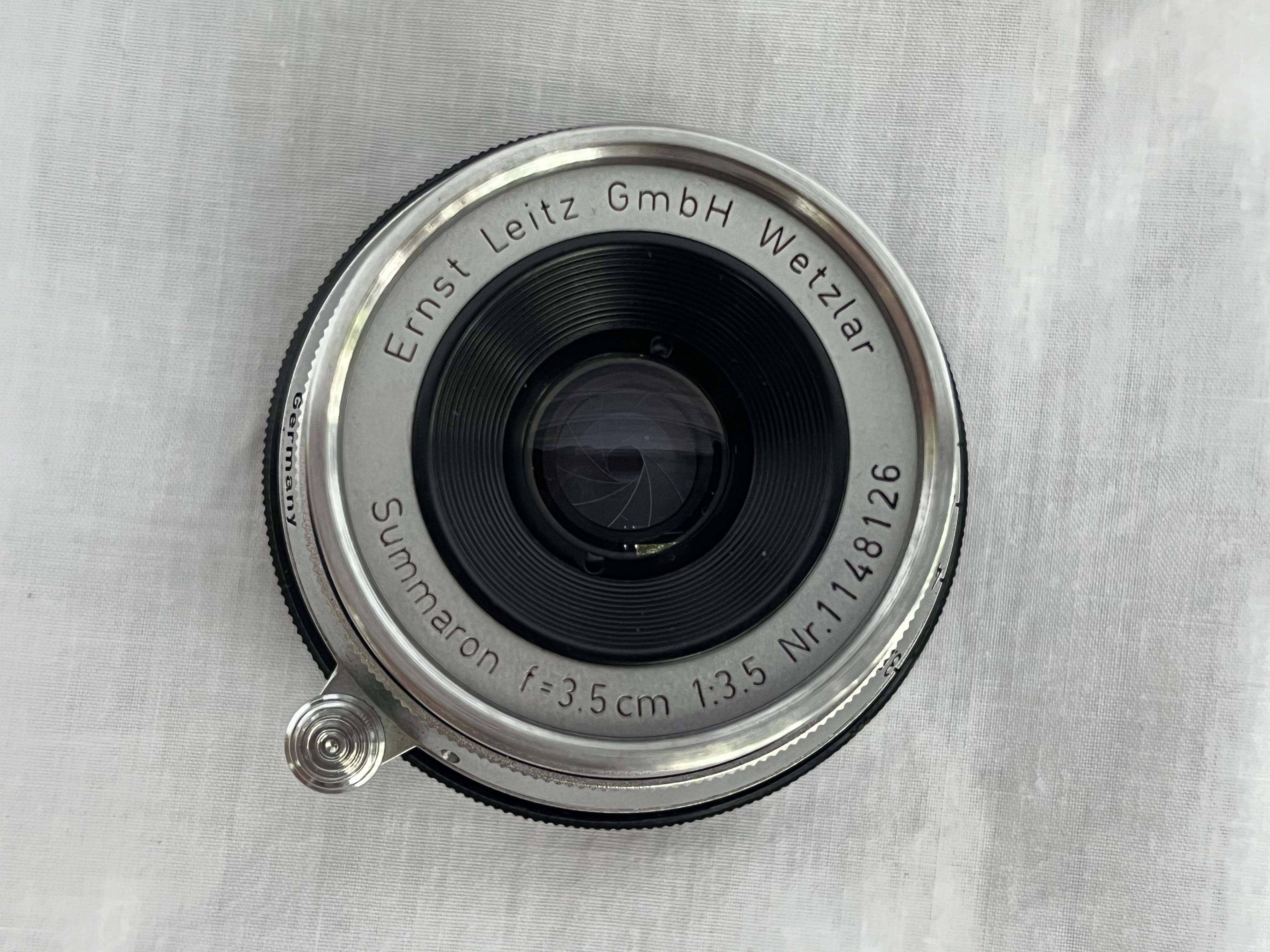 Metal Mid Century Collection of Leica Ernst Leitz Camera Lenses Summaron Hektor 