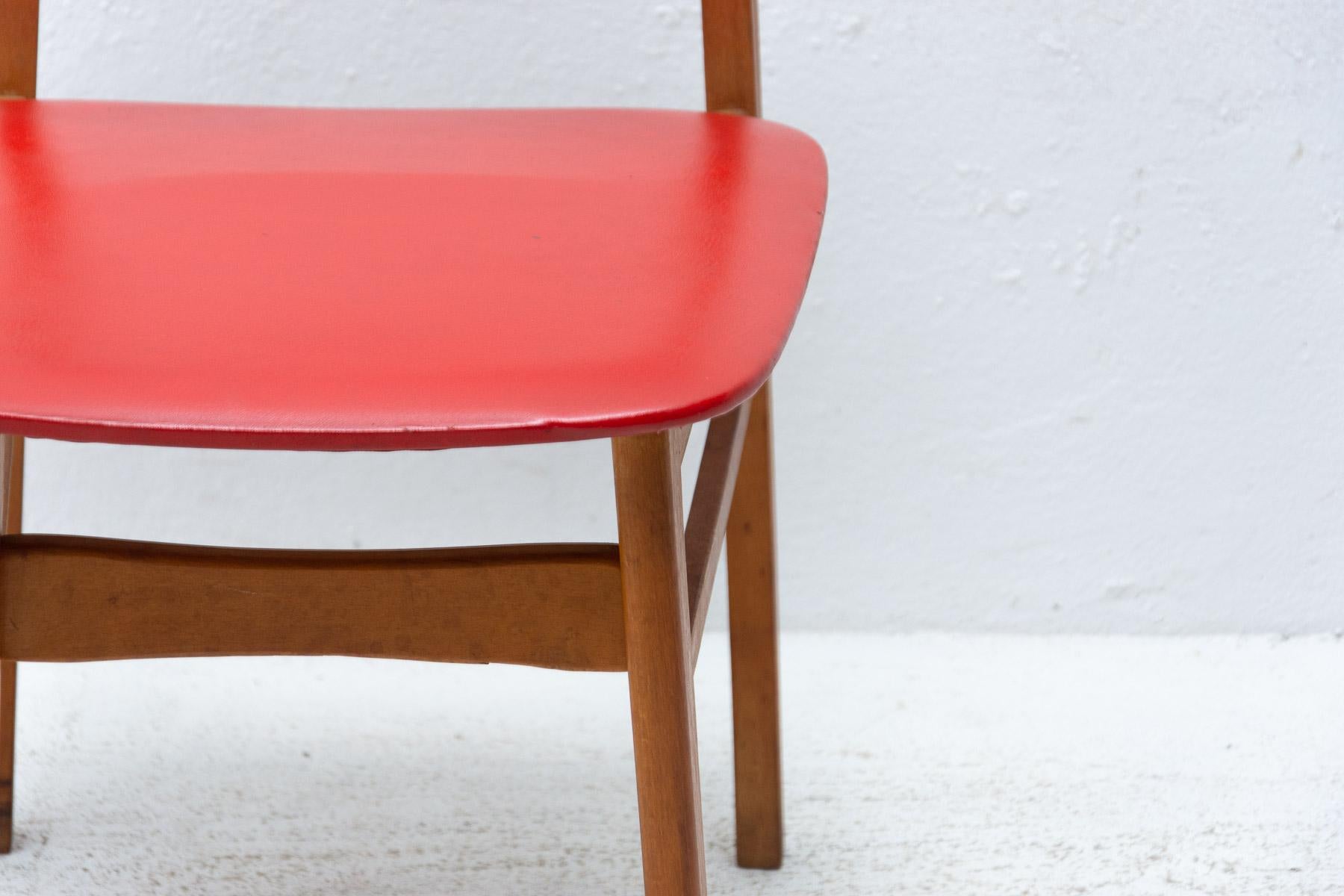 Mid Century Color Chair, 1960's, Czechoslovakia For Sale 6