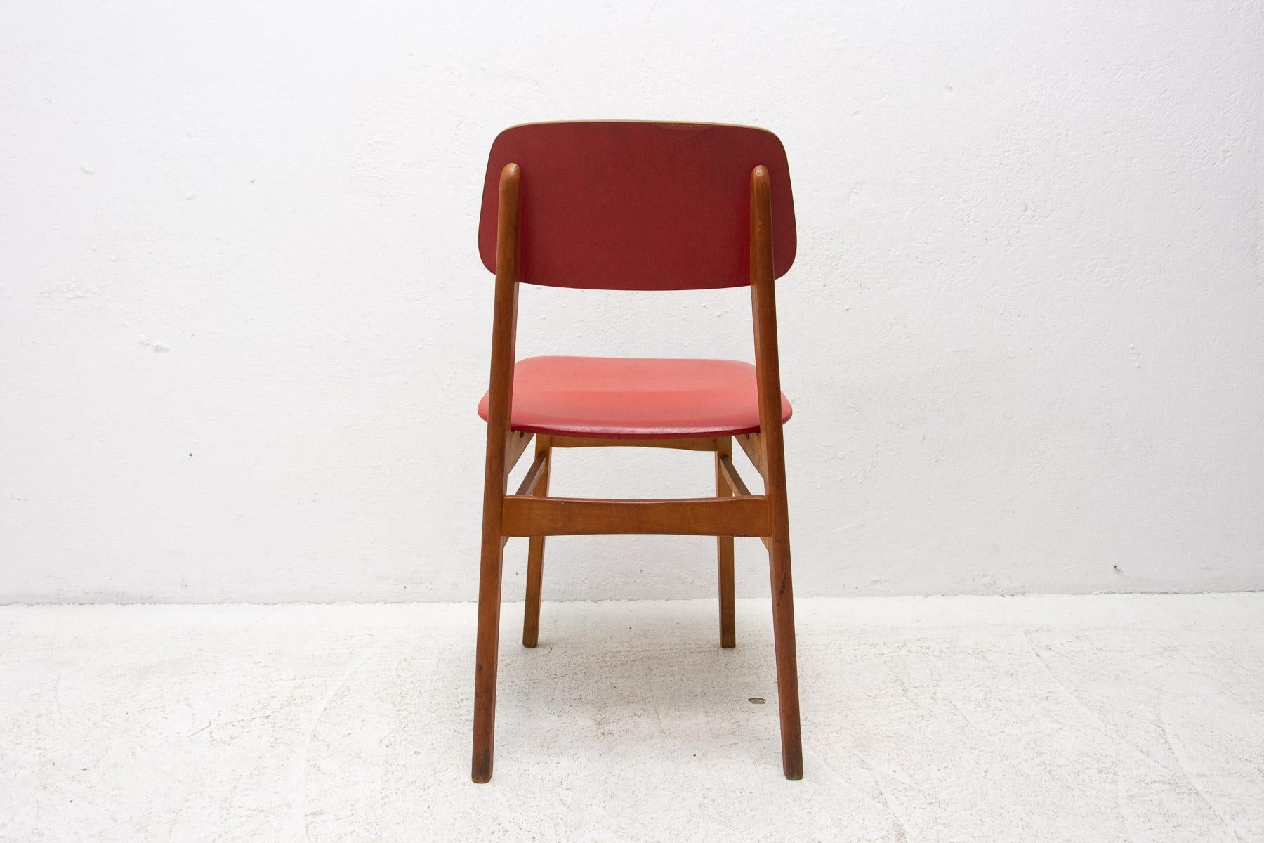Mid Century Color Chair, 1960's, Czechoslovakia For Sale 1