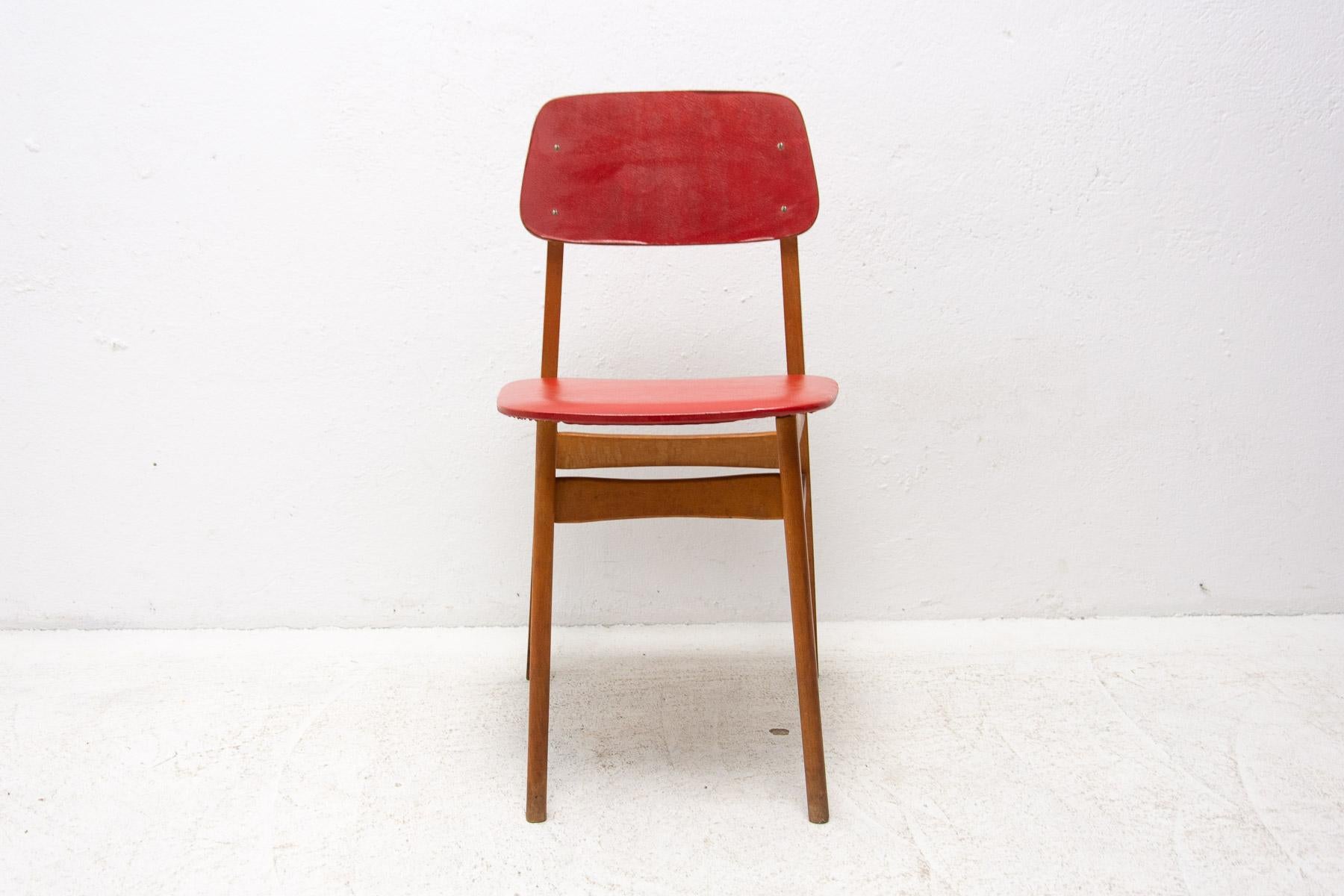 Mid Century Color Chair, 1960's, Czechoslovakia For Sale 3