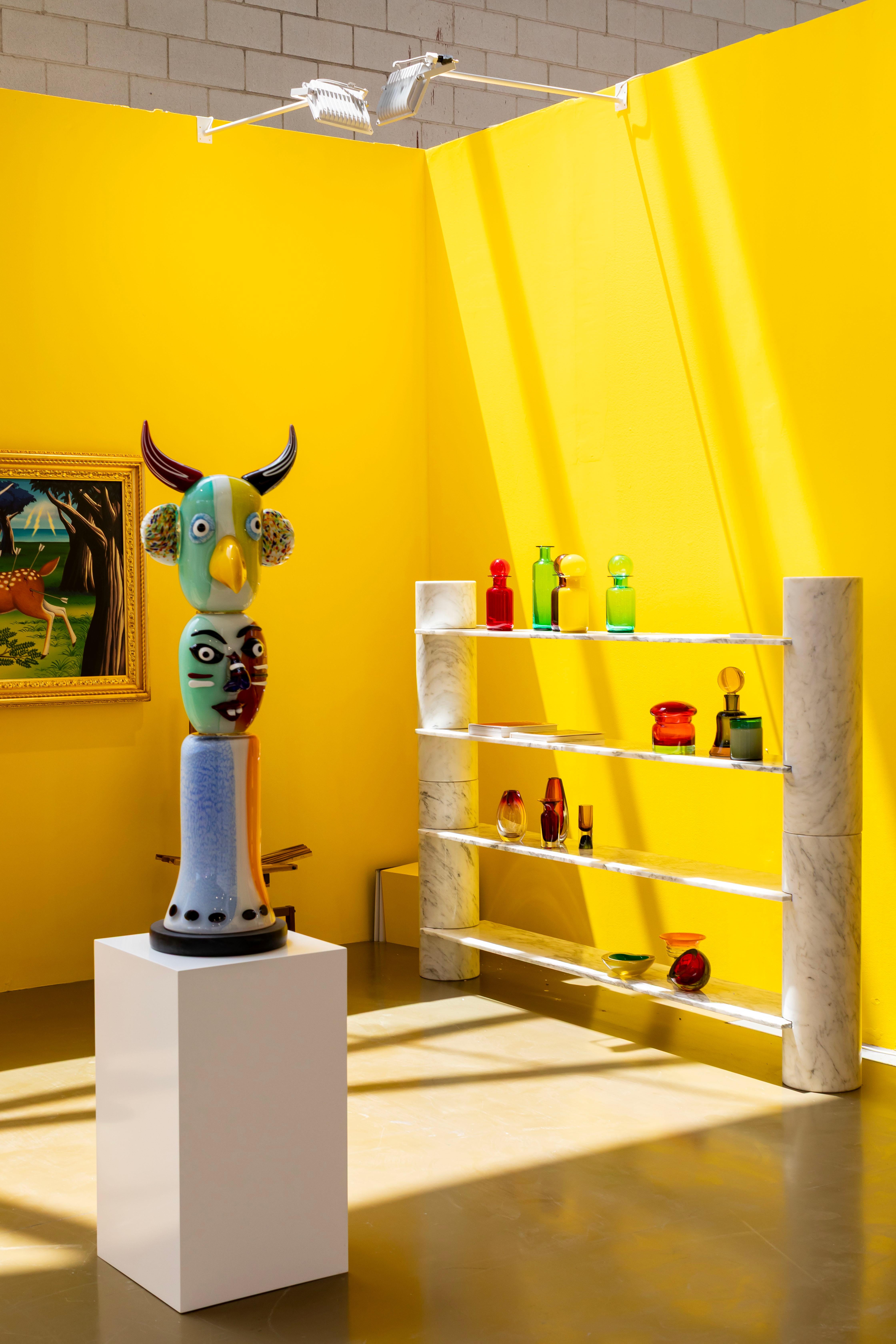 Murano-Glas-Skulptur aus der Mitte des Jahrhunderts von Alessandro Barbaro. Italien, 1970er Jahre. im Angebot 6