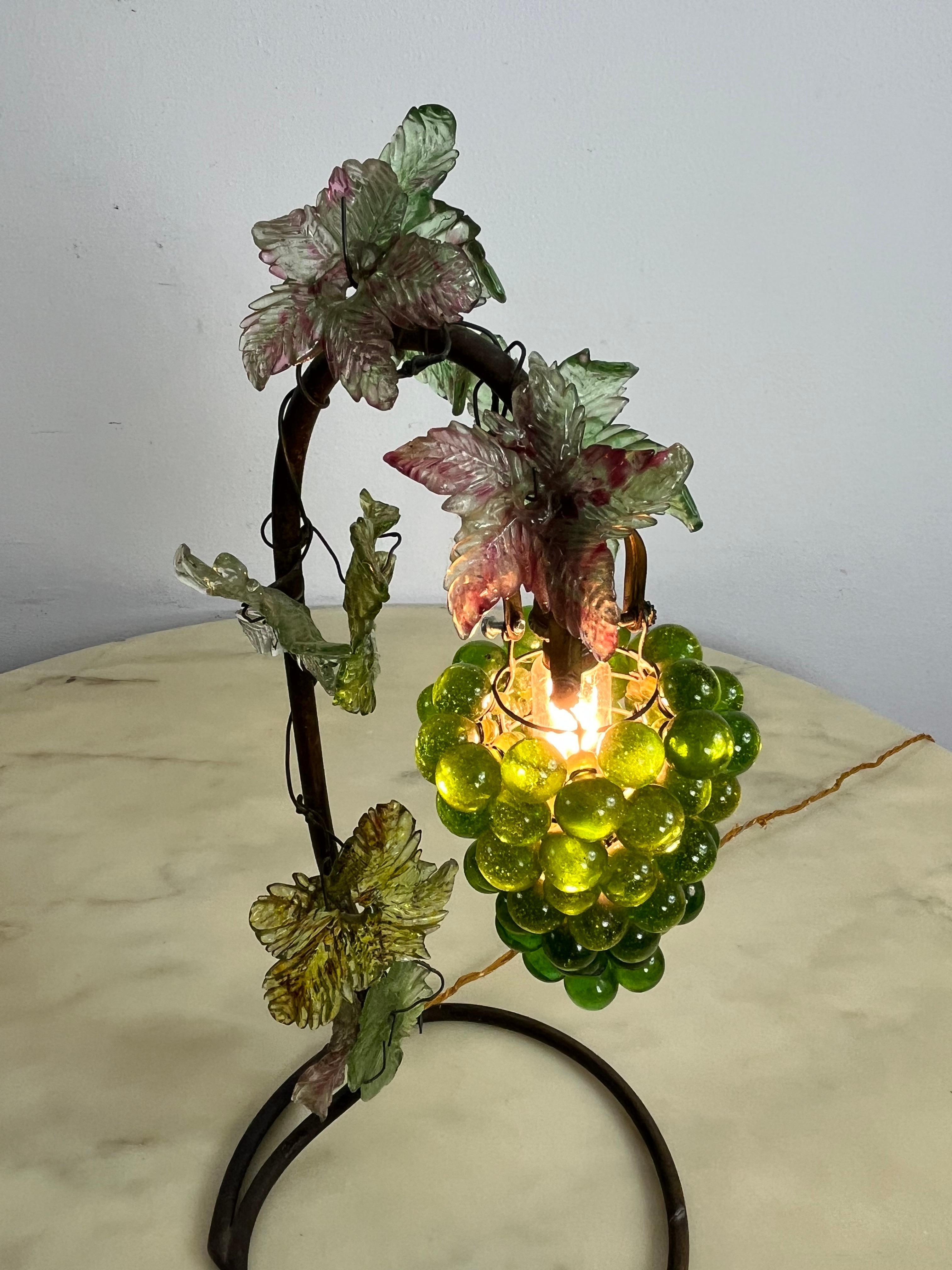 Lampe de table en verre coloré de Murano, milieu du siècle dernier, années 1960 en vente 7
