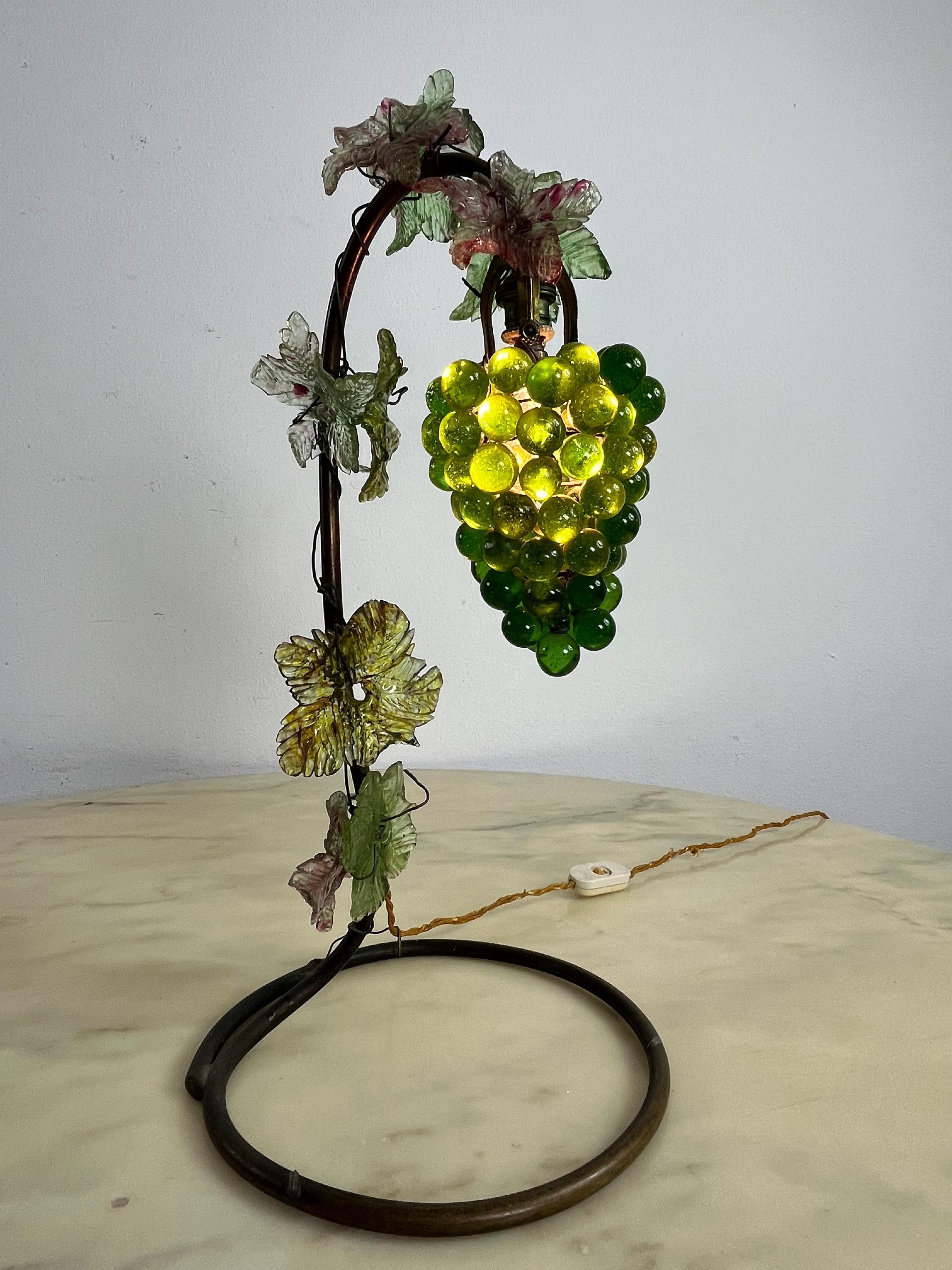 Lampe de table en verre coloré de Murano, milieu du siècle dernier, années 1960 en vente 8