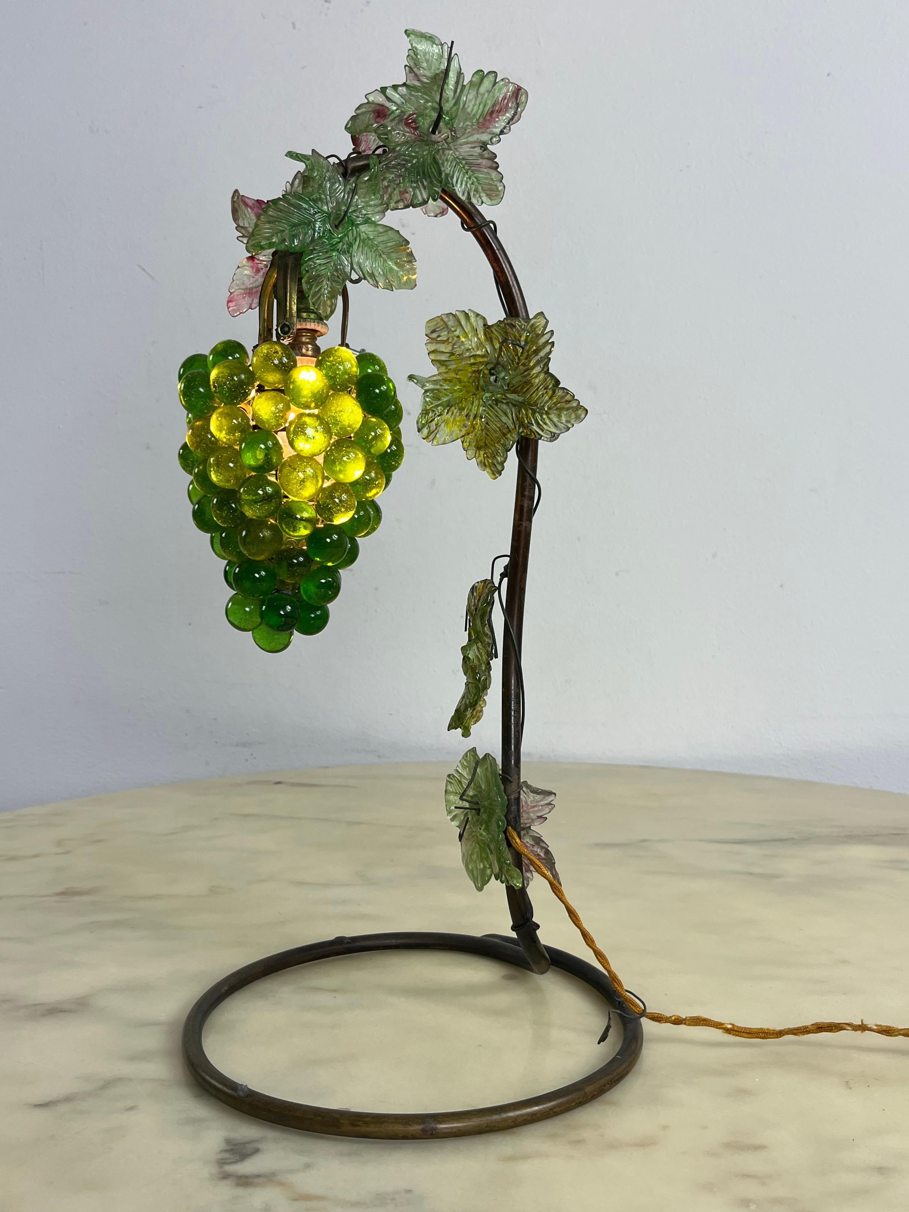 Lampe de table en verre coloré de Murano, milieu du siècle dernier, années 1960 en vente 1