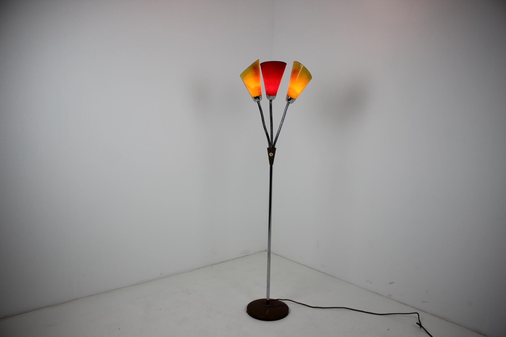 Midcentury Color Floor Lamp, 1950s 5
