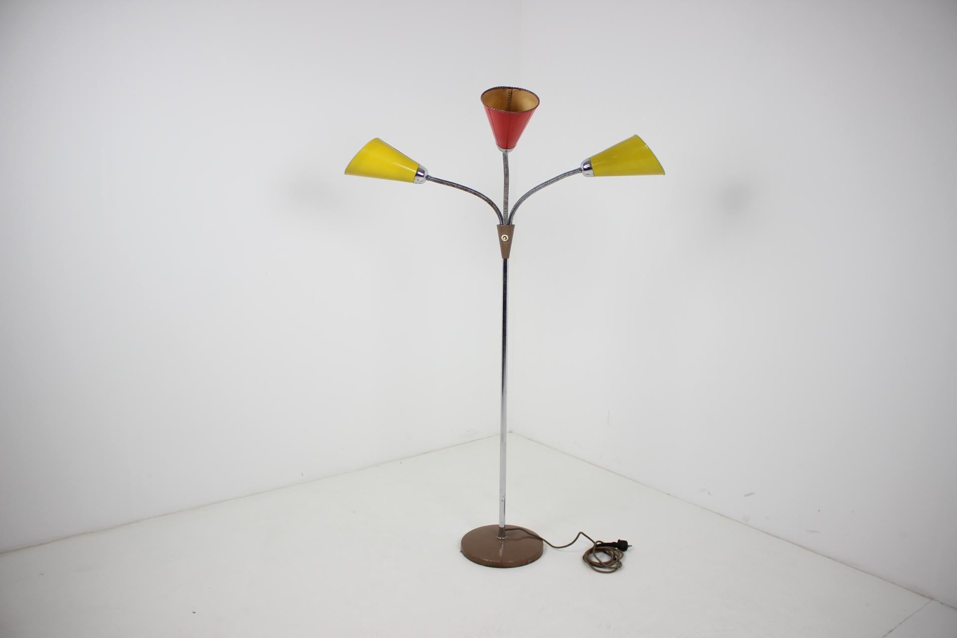 Mid-Century Modern Midcentury Color Floor Lamp, 1950s