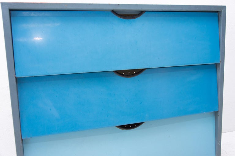 Midcentury Color Sheet Metal Shoe Rack, Eastern Bloc, 1960s at 1stDibs ...