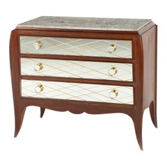 Mid Century Commode Chest of Drawers, Jean Pascaud Style