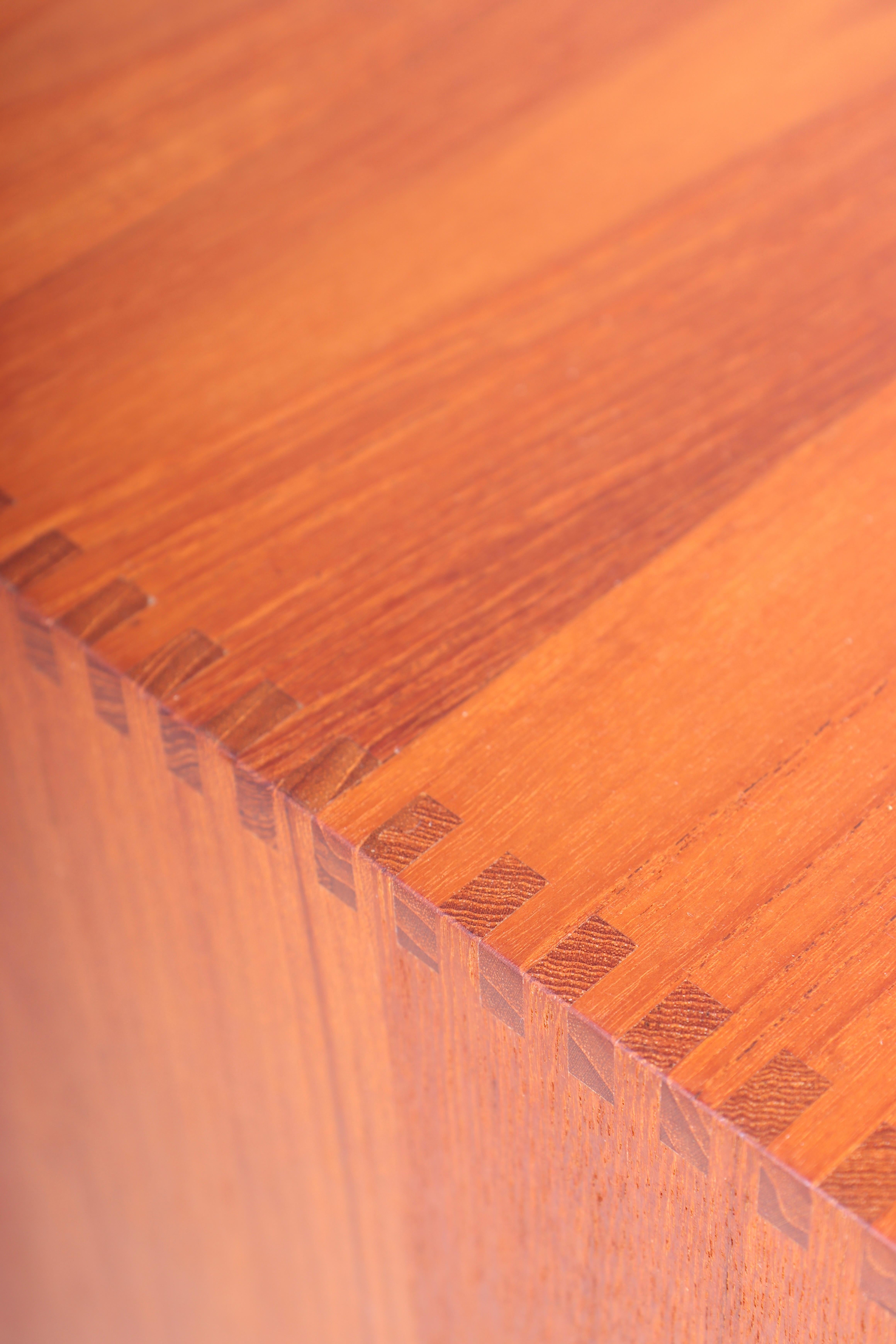 Mid-Century Commode in Solid Teak Designed by Hvidt & Mølgaard, 1950s For Sale 2