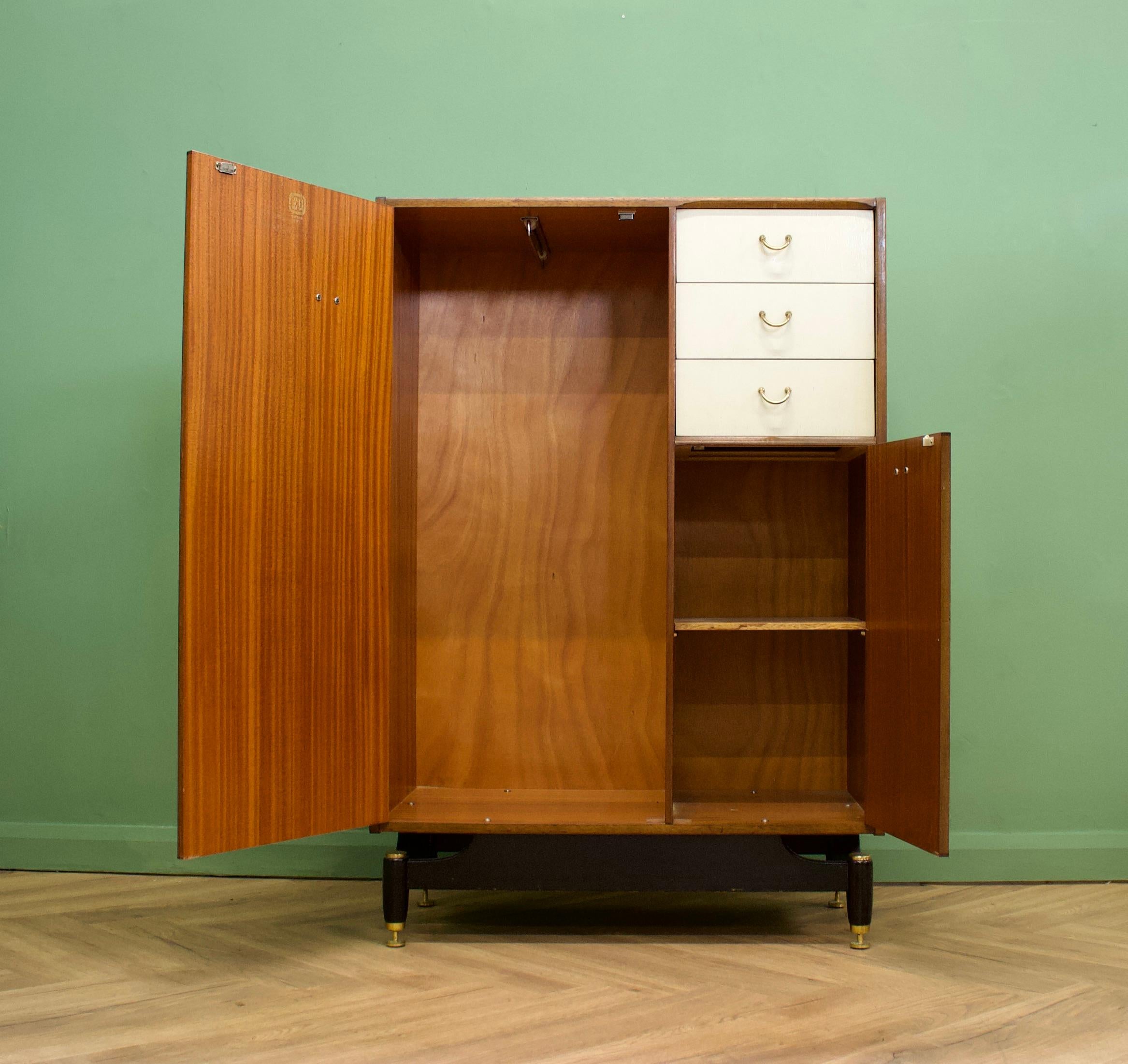 Midcentury Compact Wardrobe Compactum from G Plan, 1960s In Good Condition In South Shields, GB