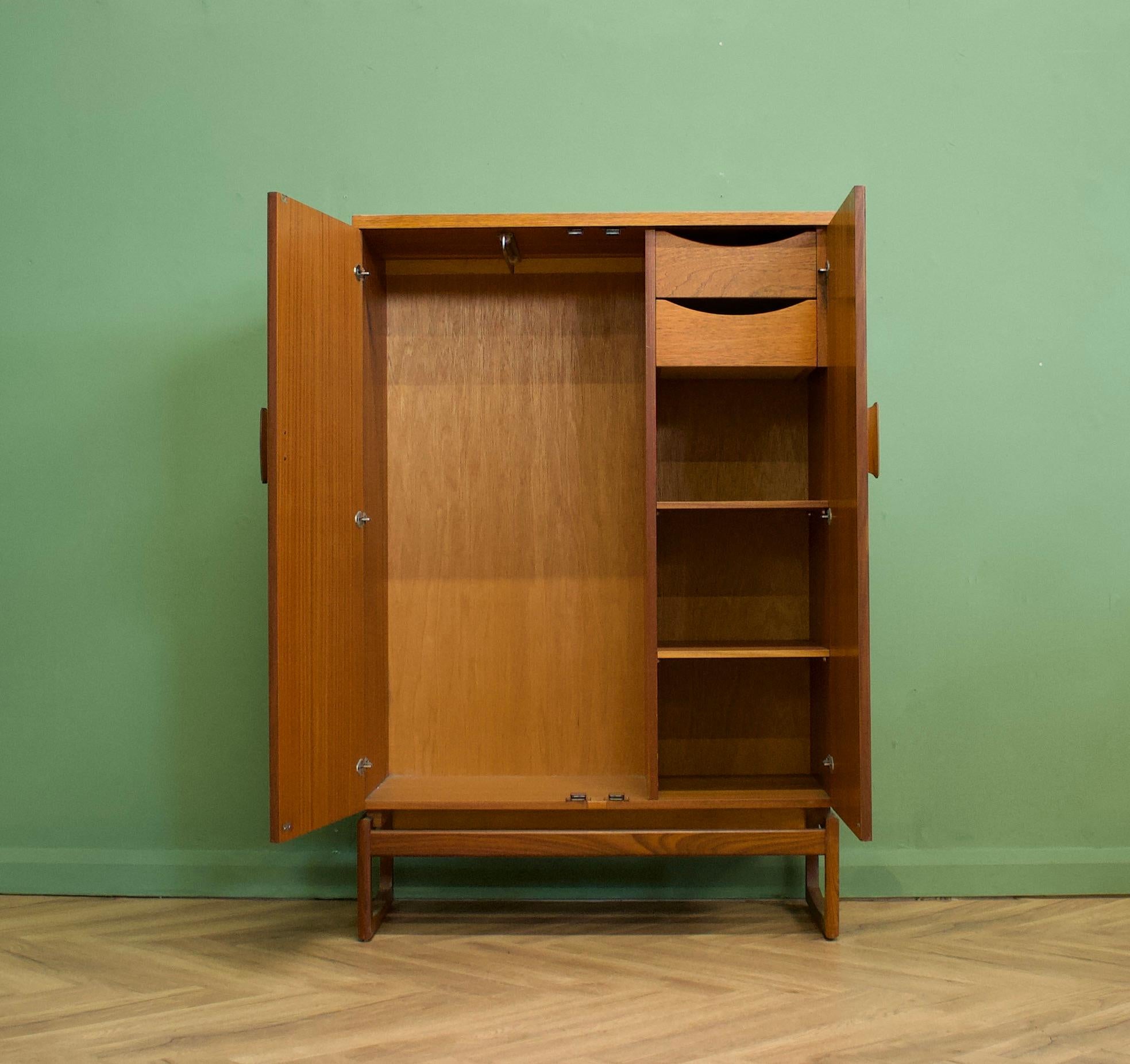 Mid Century Compact Wardrobe Compactum from G Plan, 1960s In Good Condition In South Shields, GB