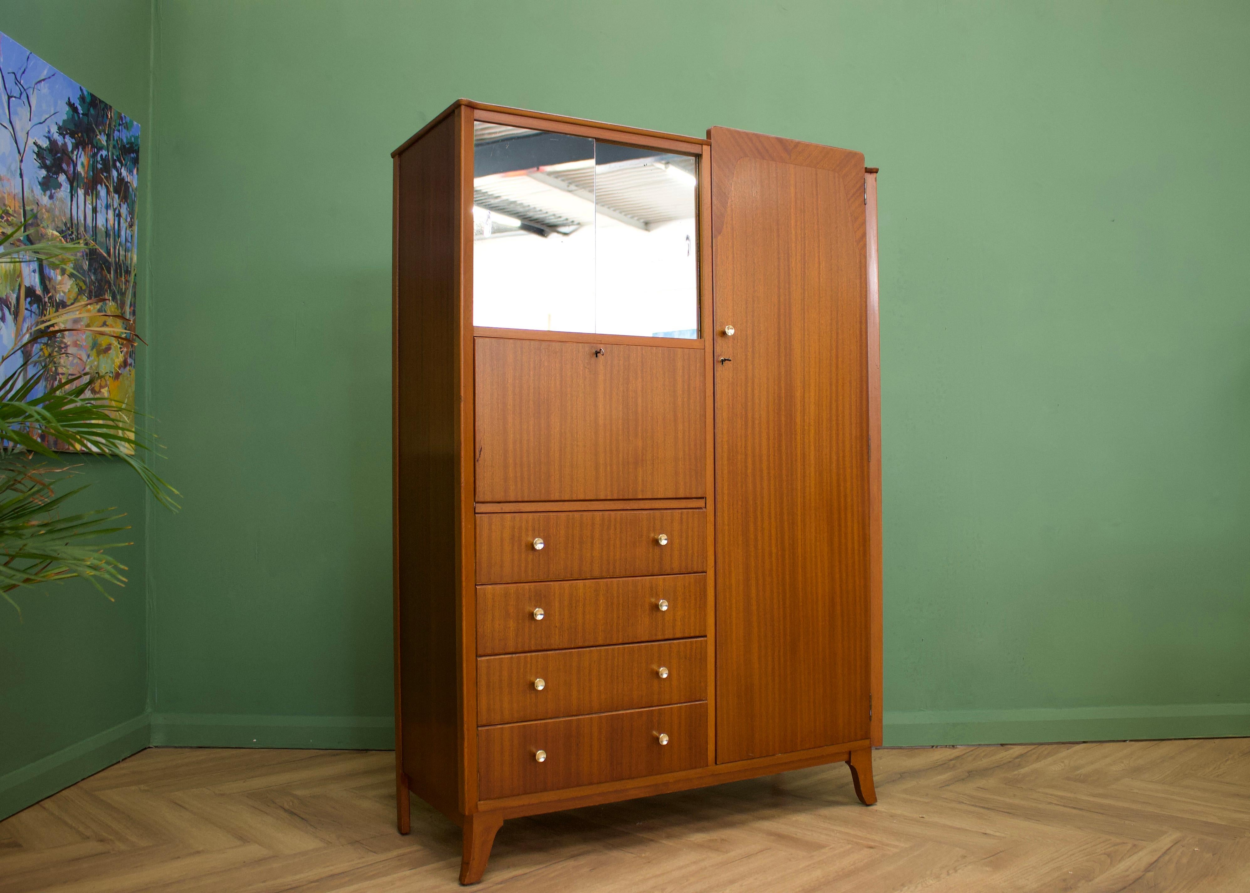 Mid-Century Modern Mid-Century Compact Wardrobe from Lebus, 1960s