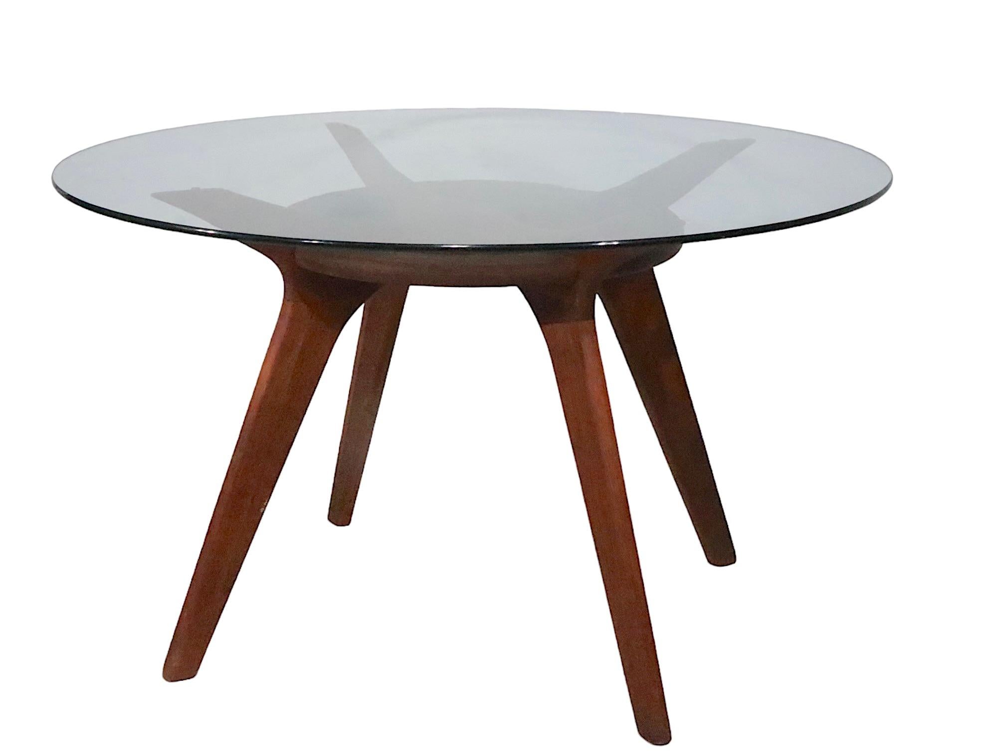 Mid Century Compass Dining Table by Pearsall for Craft Associates 1