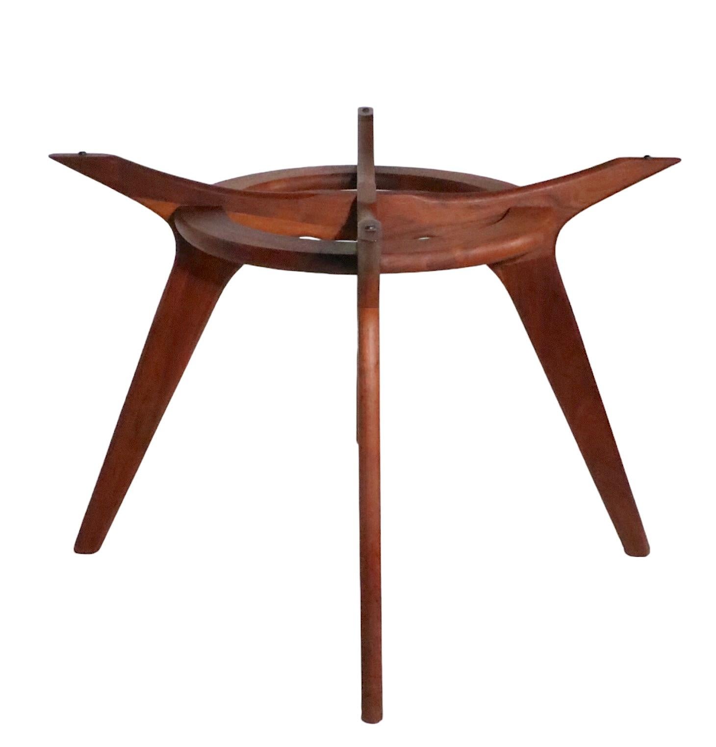 Mid Century Compass Dining Table by Pearsall for Craft Associates 10