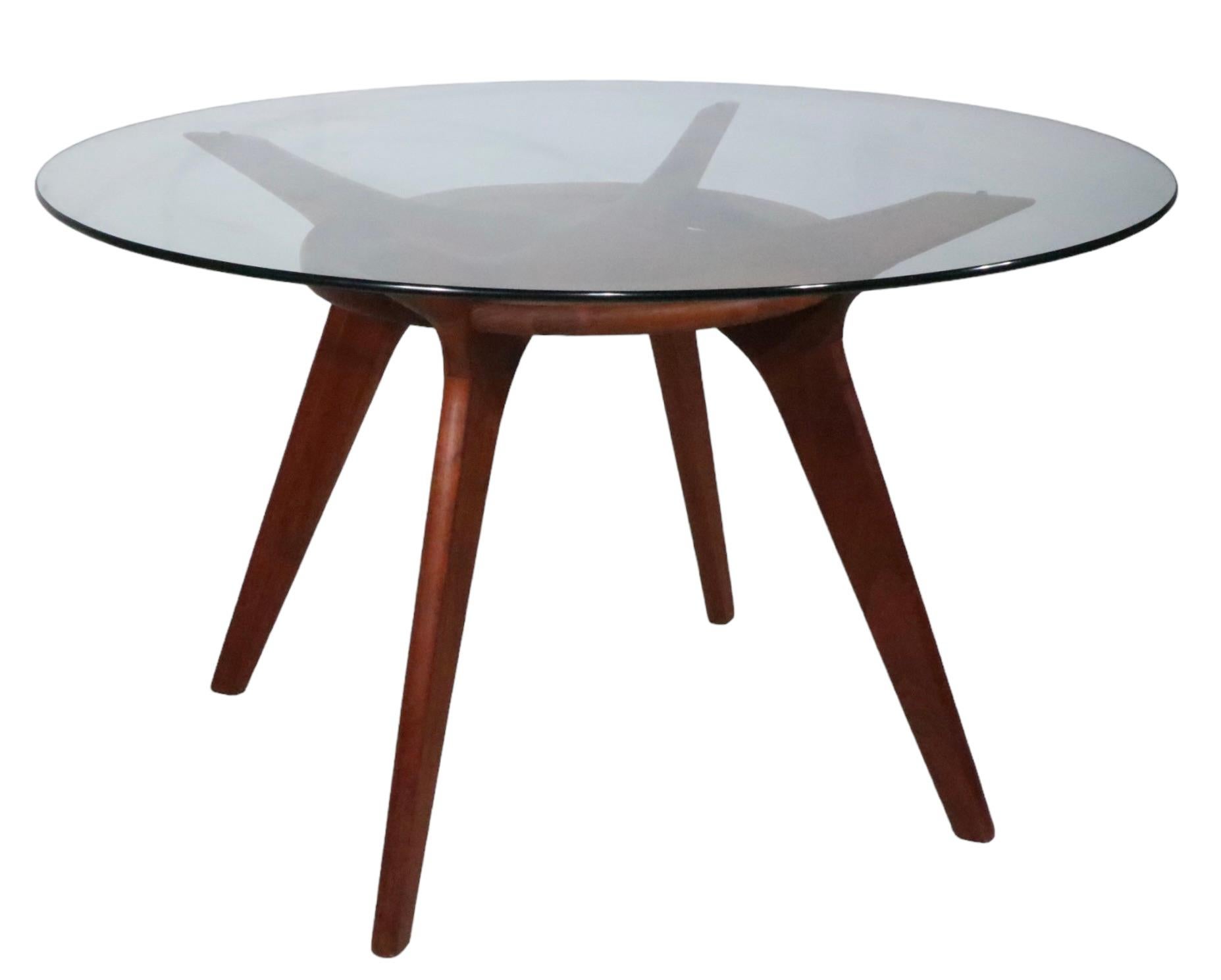 Mid Century Compass Dining Table designed by Adrian Pearsall c 1960's 3