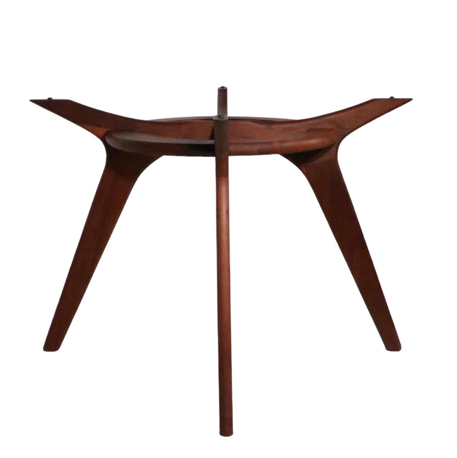 Mid Century Compass Dining Table designed by Adrian Pearsall c 1960's 4