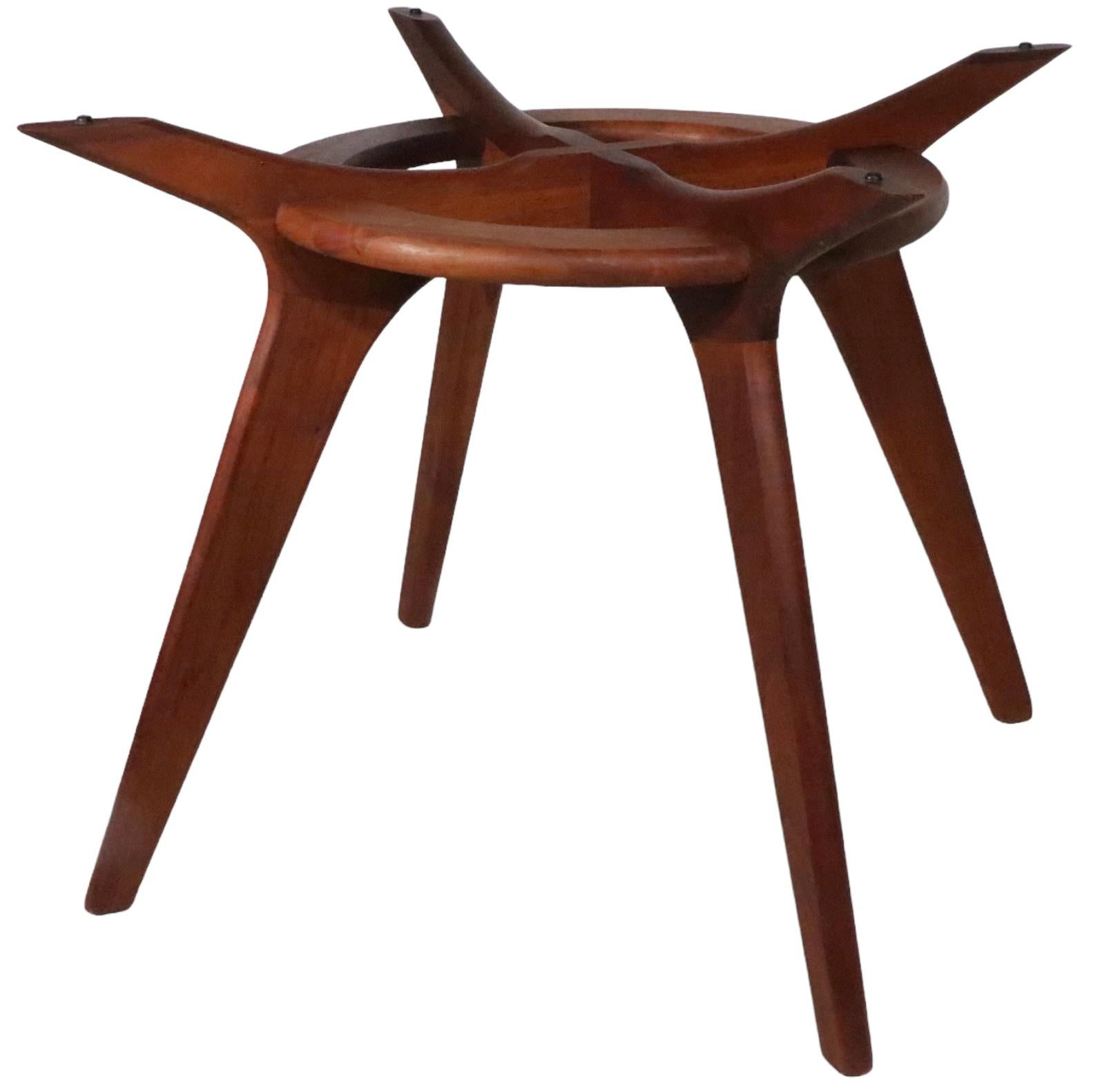 Mid-Century Modern Mid Century Compass Dining Table designed by Adrian Pearsall c 1960's